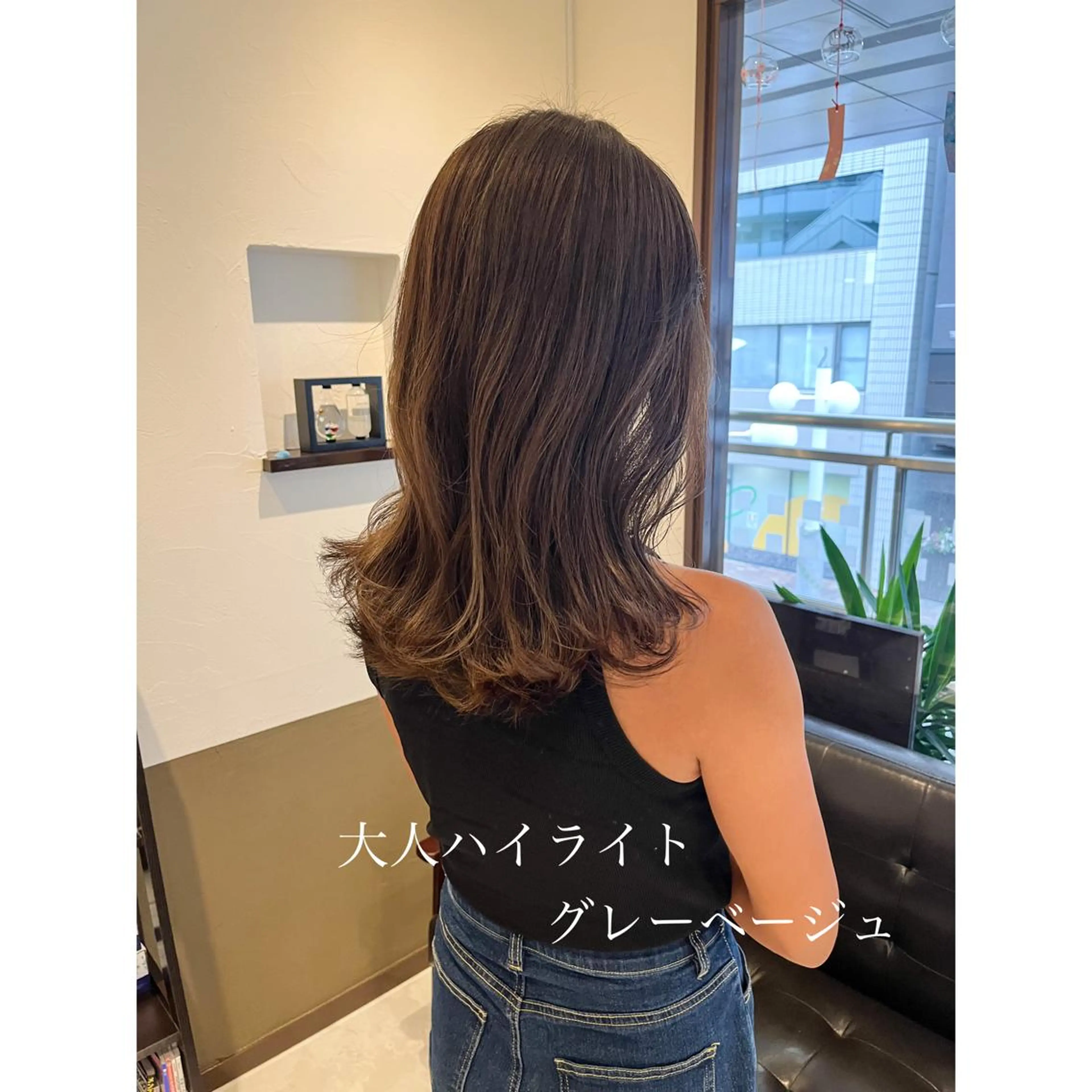 ミディアム カラー 坂井田 浩樹のヘアスタイル