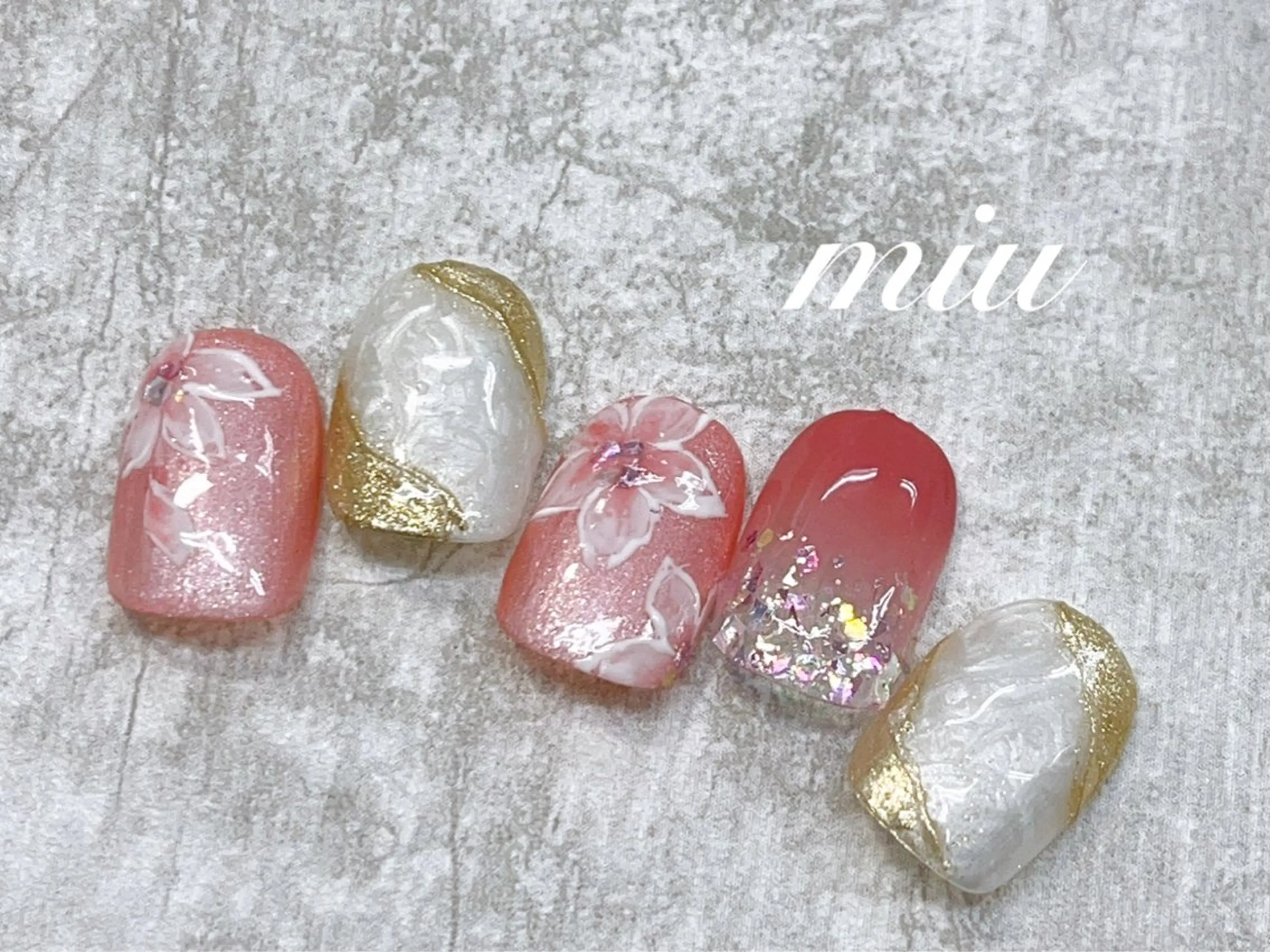 ネイル miu nail 🐾mihoのネイルデザイン
