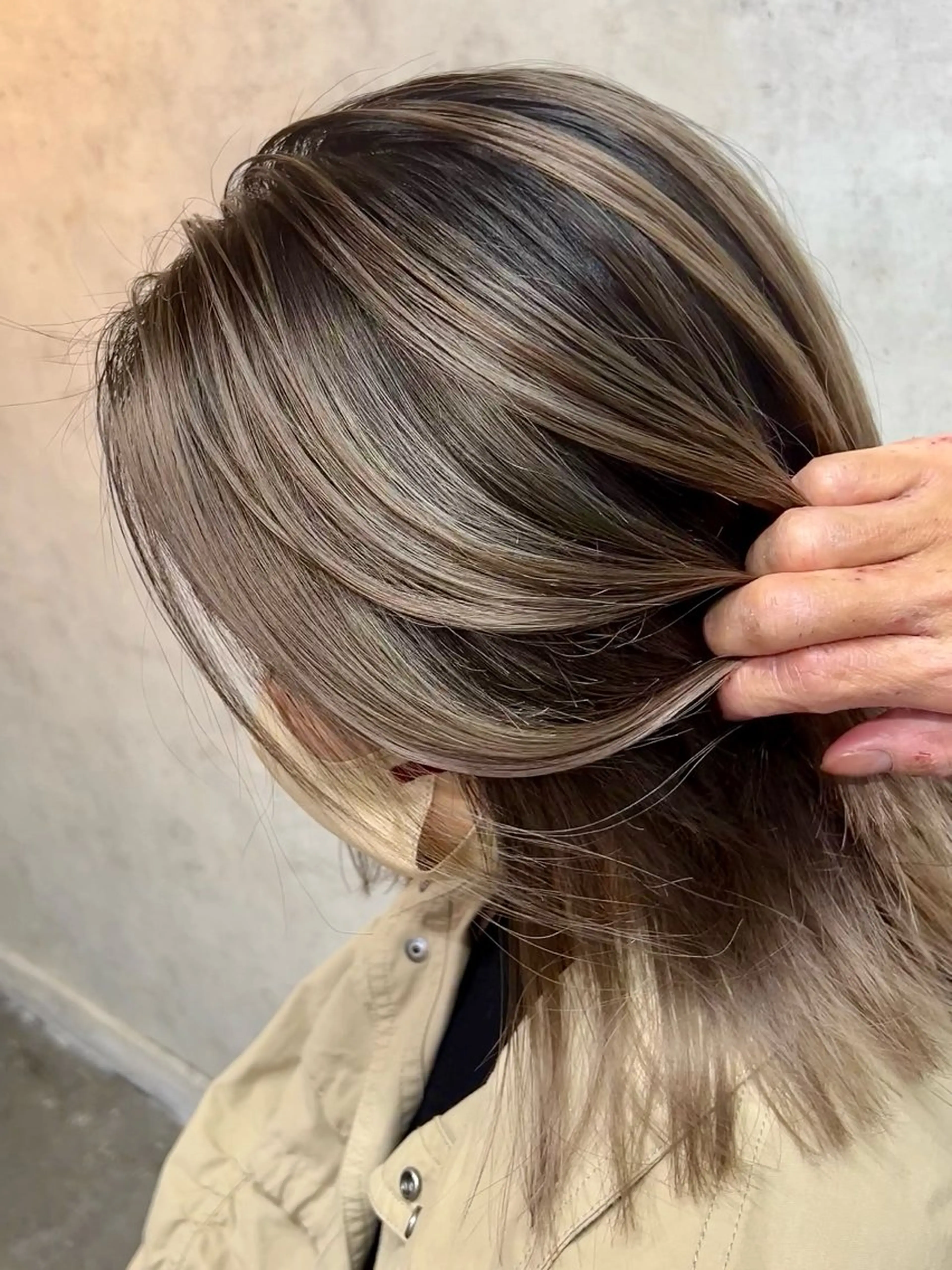 ミディアム カラー 【大人海外ヘア】✨️ 横山晃基のヘアスタイル