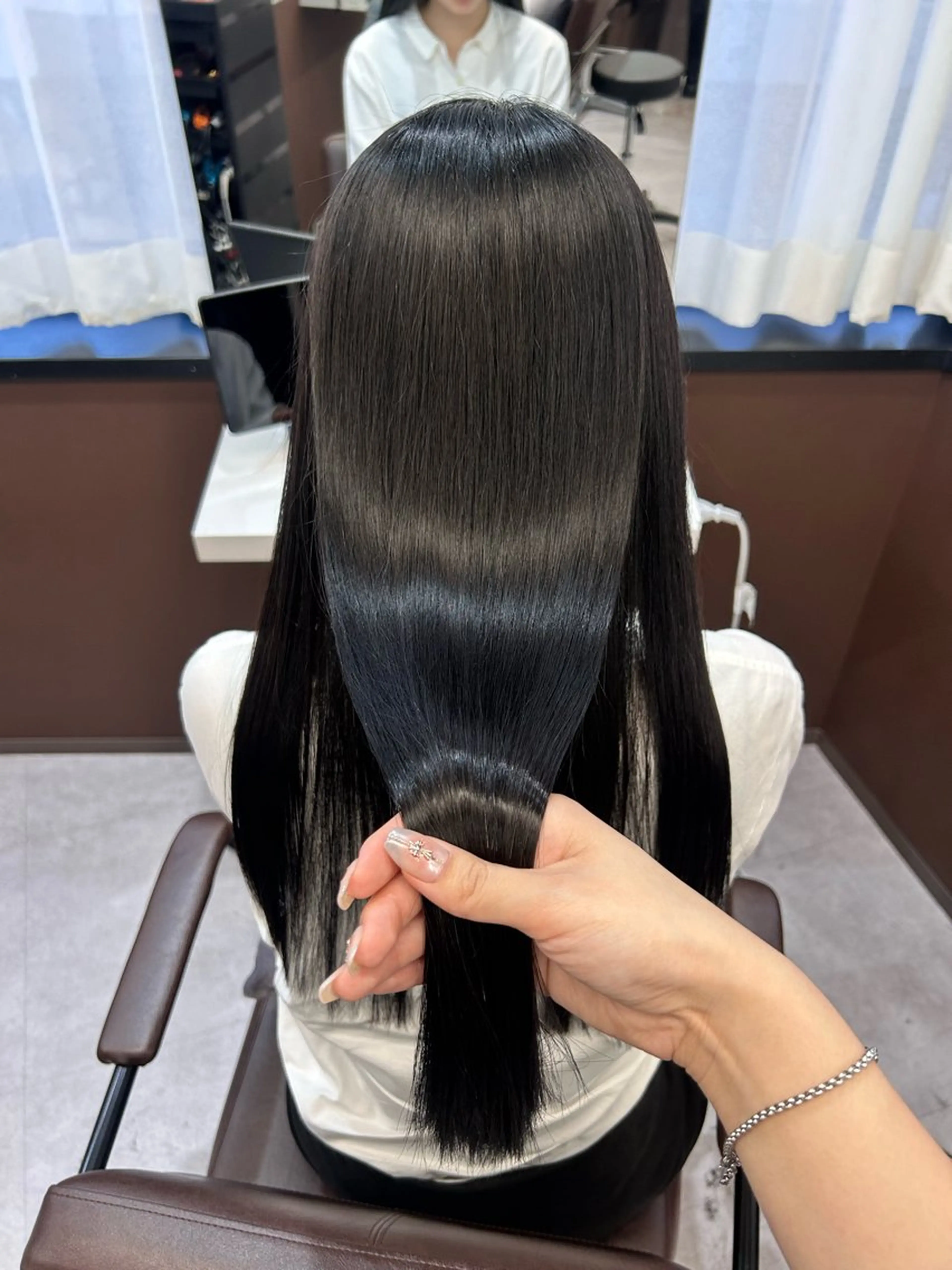 ロング カラー 韓国×髪質改善カラー 💎hinaのヘアスタイル