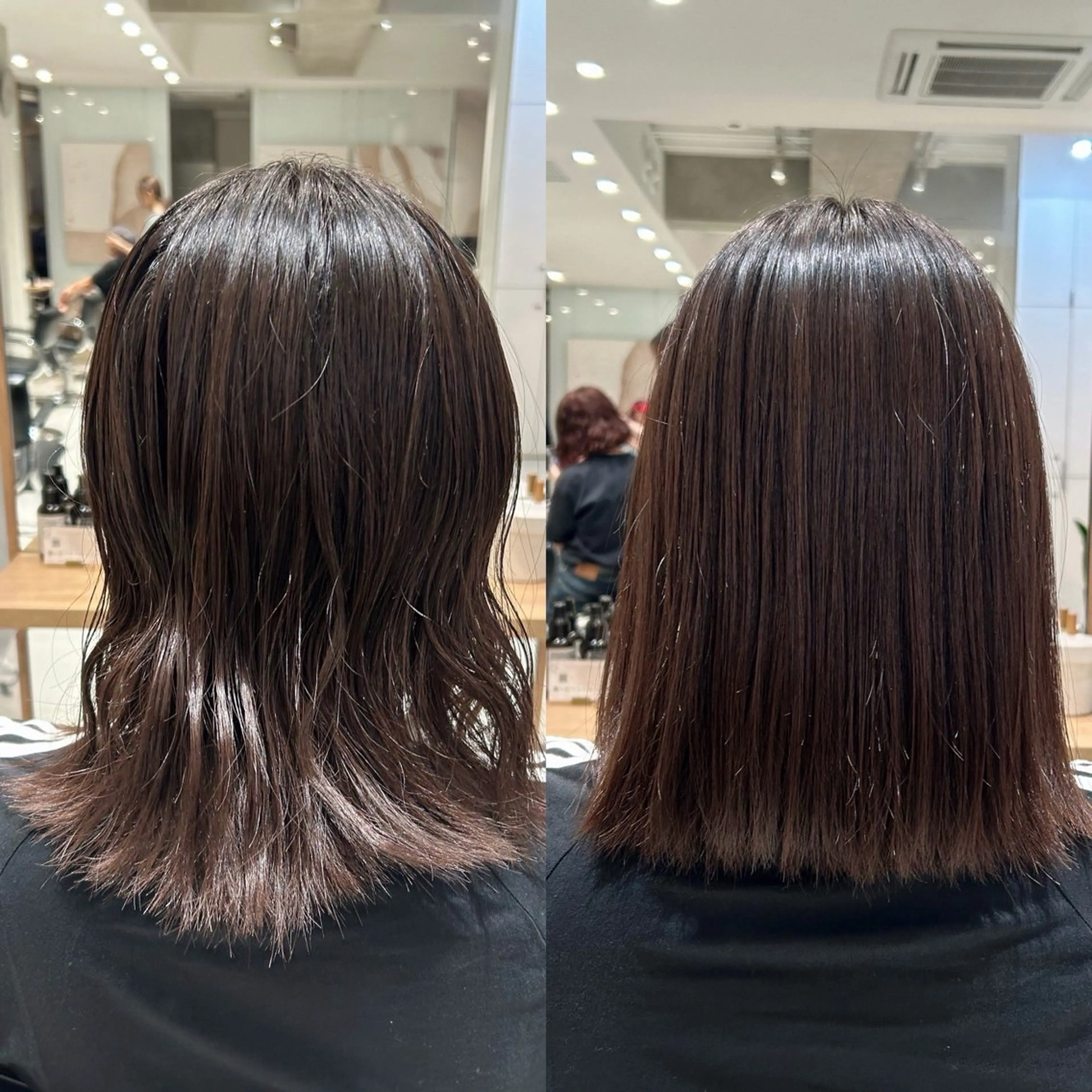 【4月5月限定🌦】《アイロンあり》うる艶⭐️髪質改善✨縮毛矯正➕Gallicaオリジナルトリートメント✨️💫の写真