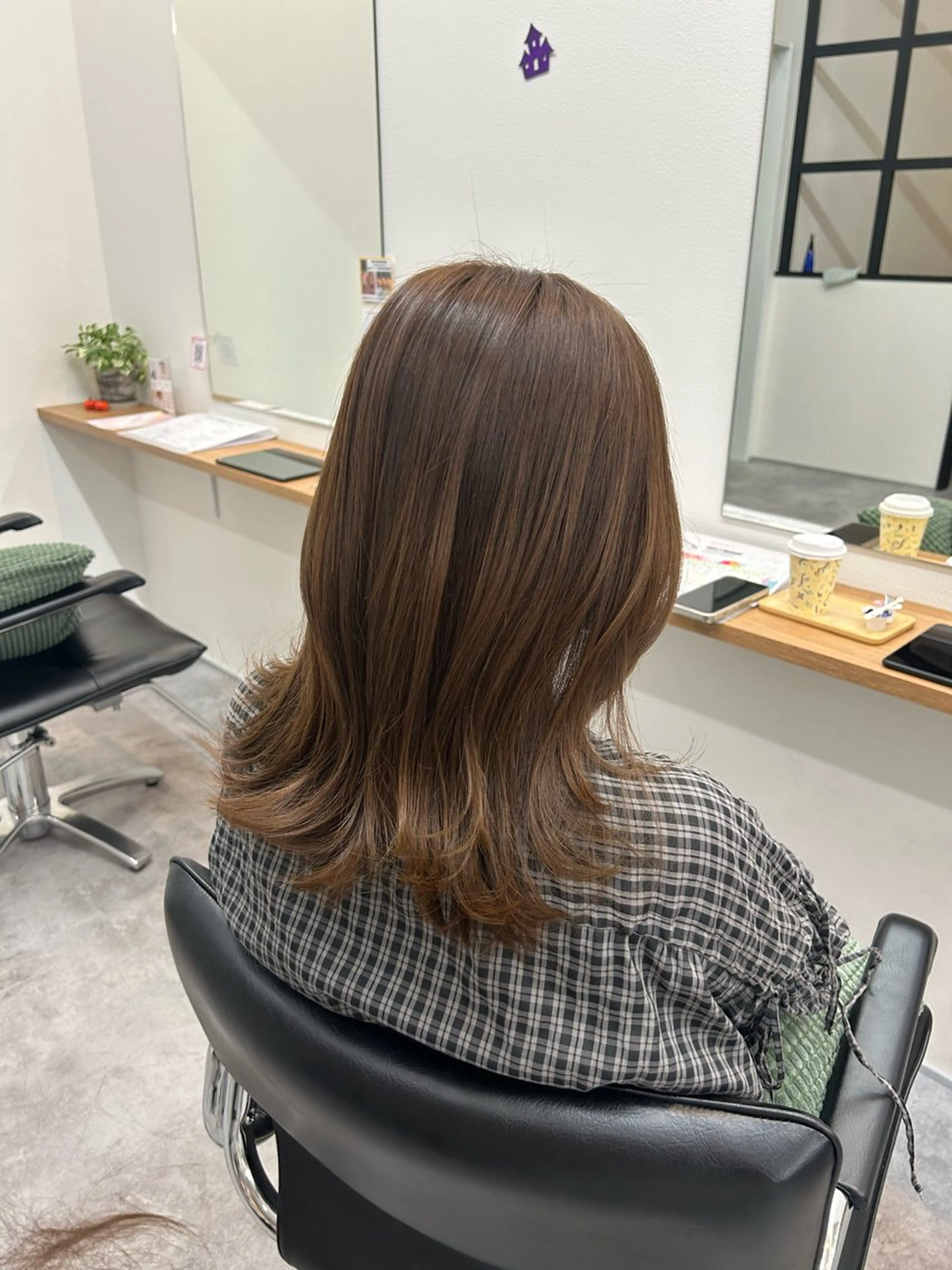 デザインカット✂️+アディクシーカラー🩵の写真