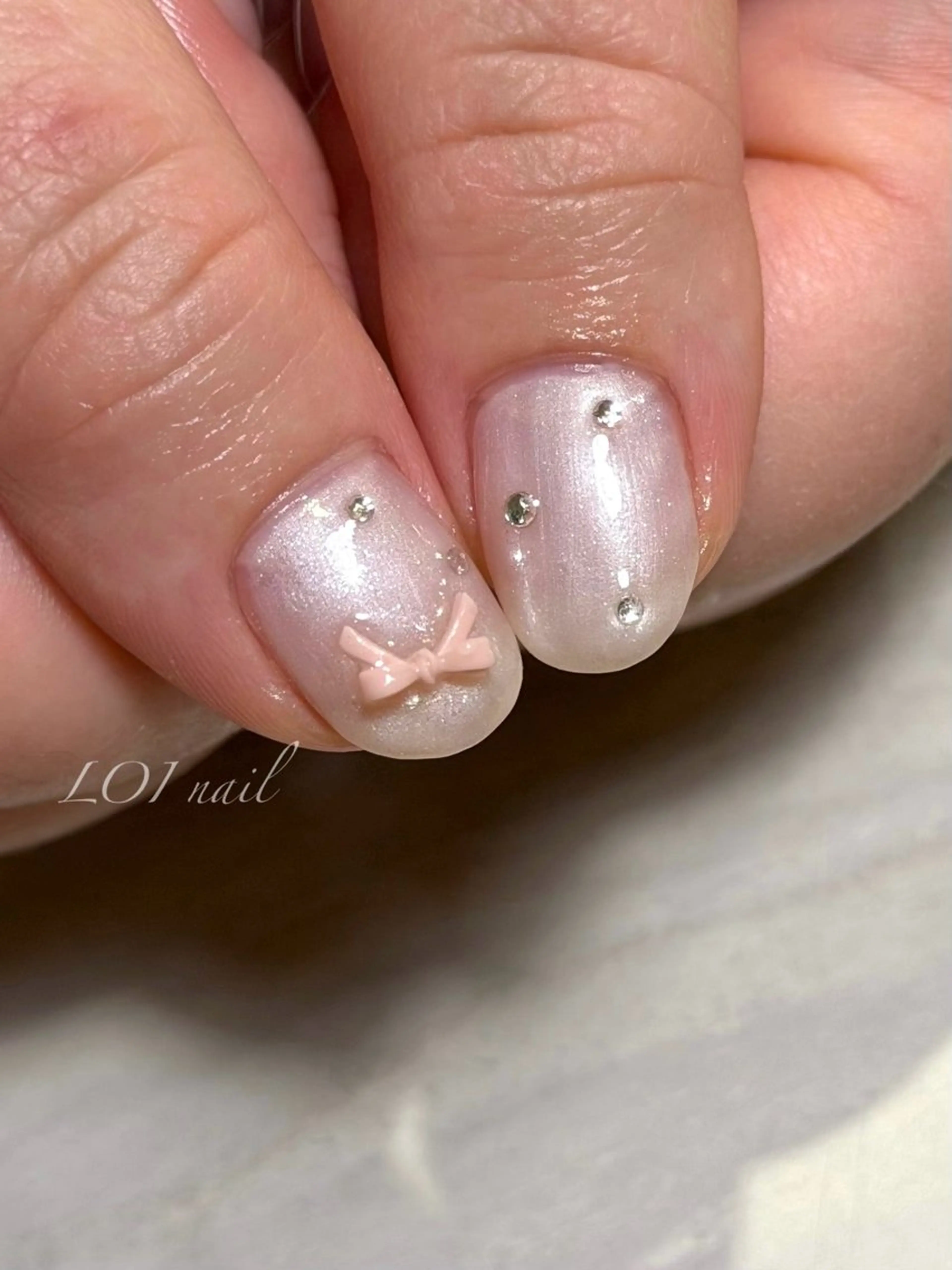 ネイル ワンカラーネイル ハンドネイル LOI nail 初生店otohaのネイルデザイン