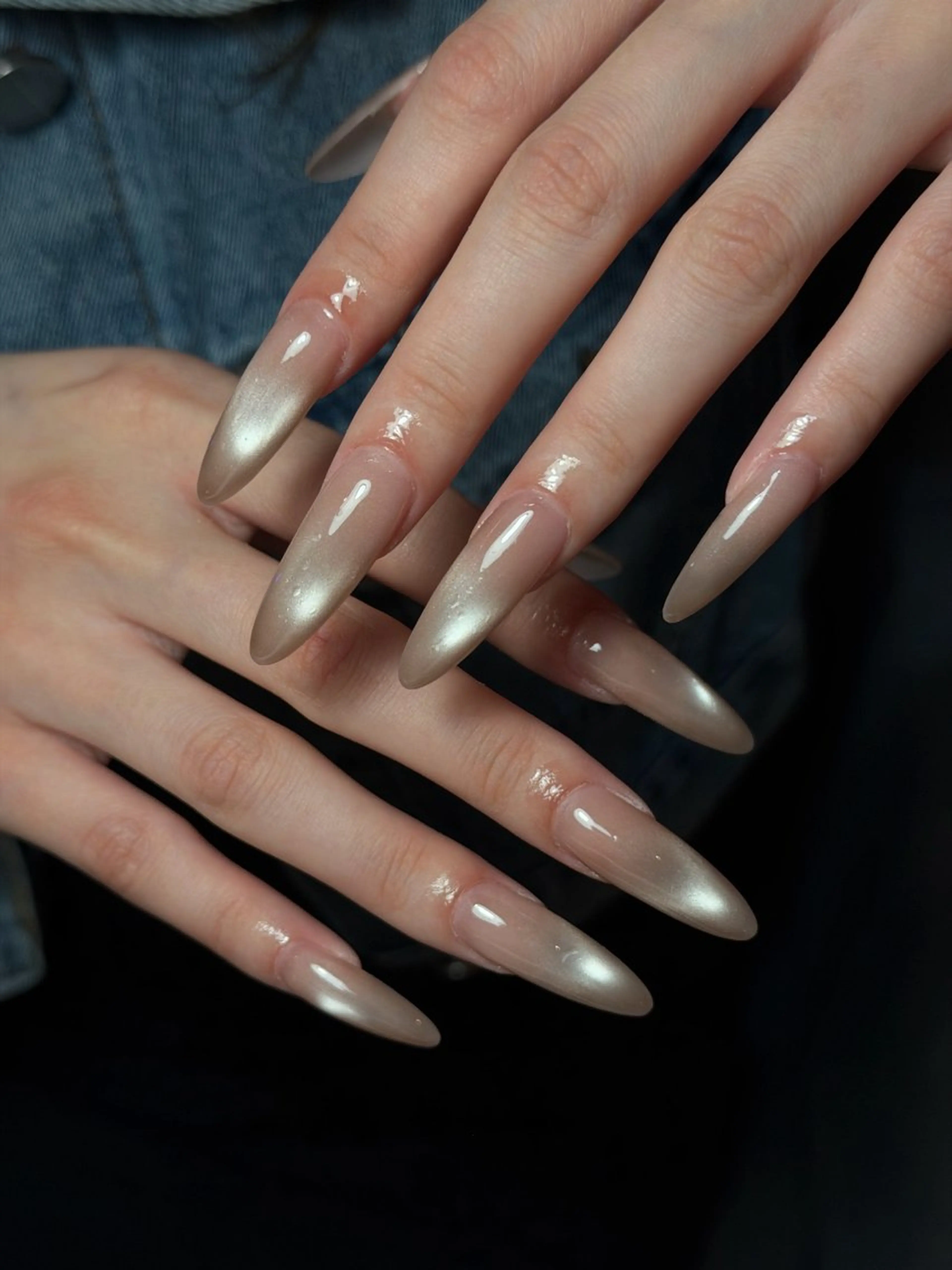 ネイル 韓国ネイル シンプルネイル ワンホンネイル ハンドネイル CoMo Nailのネイルデザイン