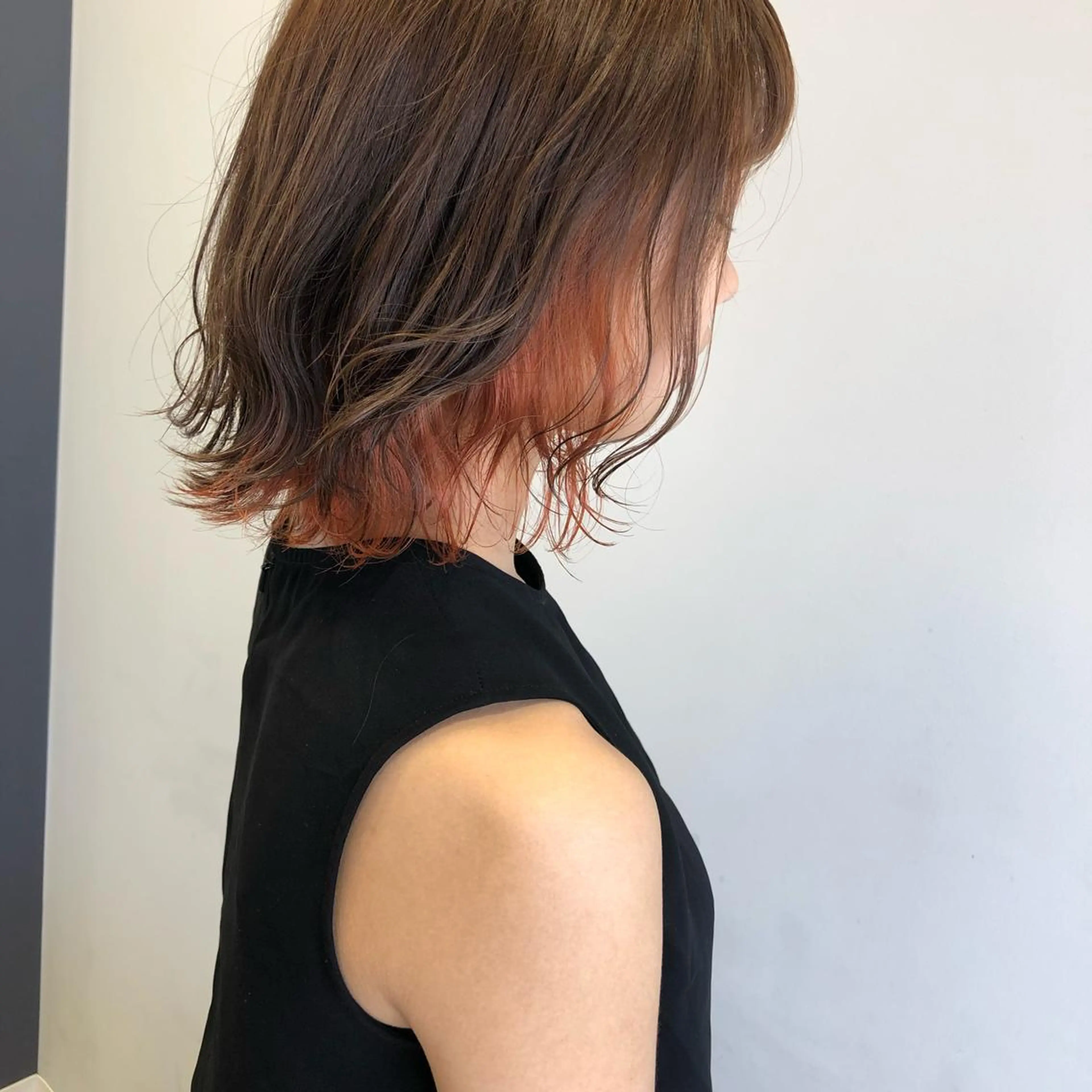 ミディアム 岩瀬 翔太のヘアスタイル