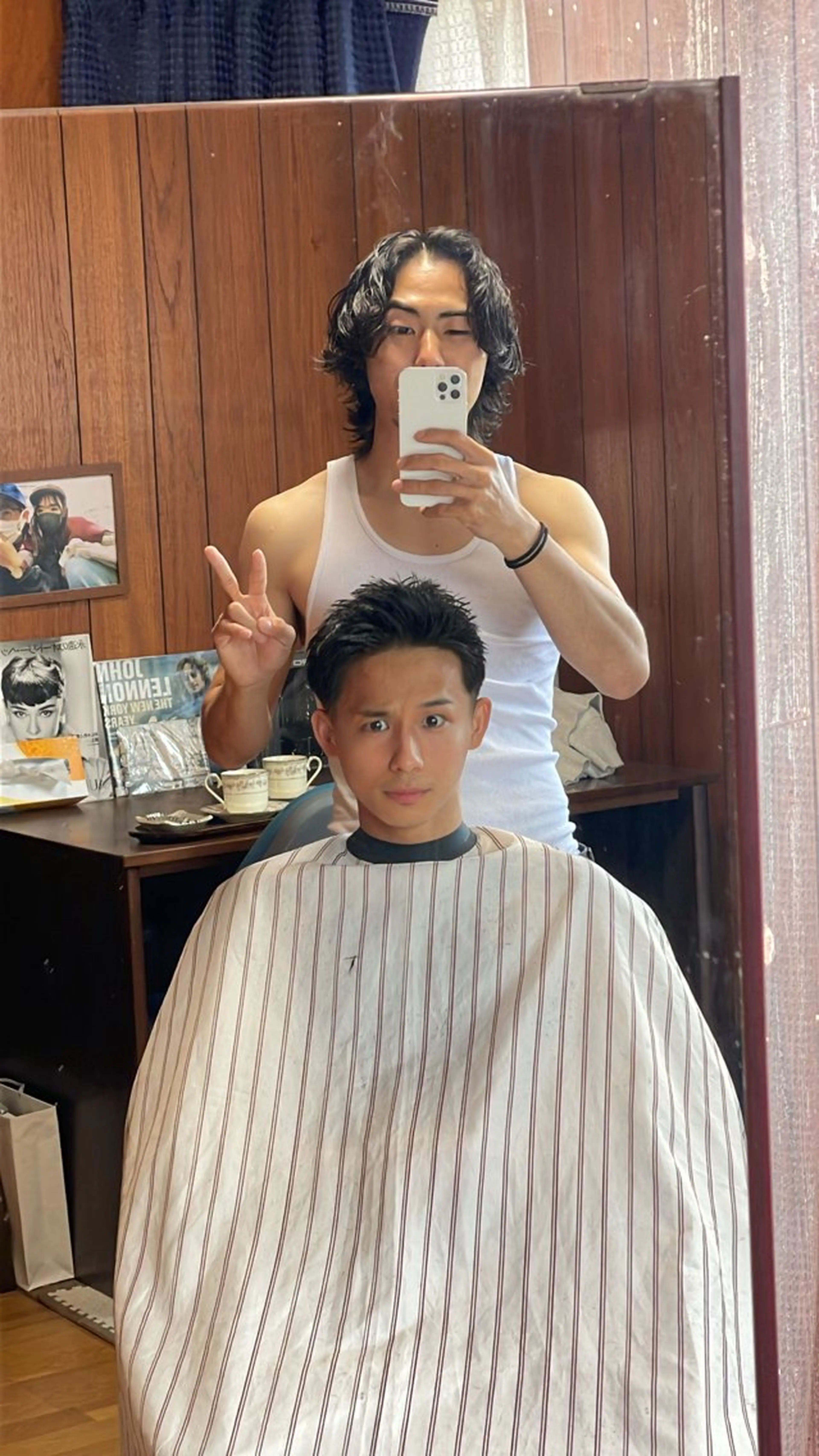 メンズ スパイキーショート ✂︎barber✂︎ Hideのヘアスタイル