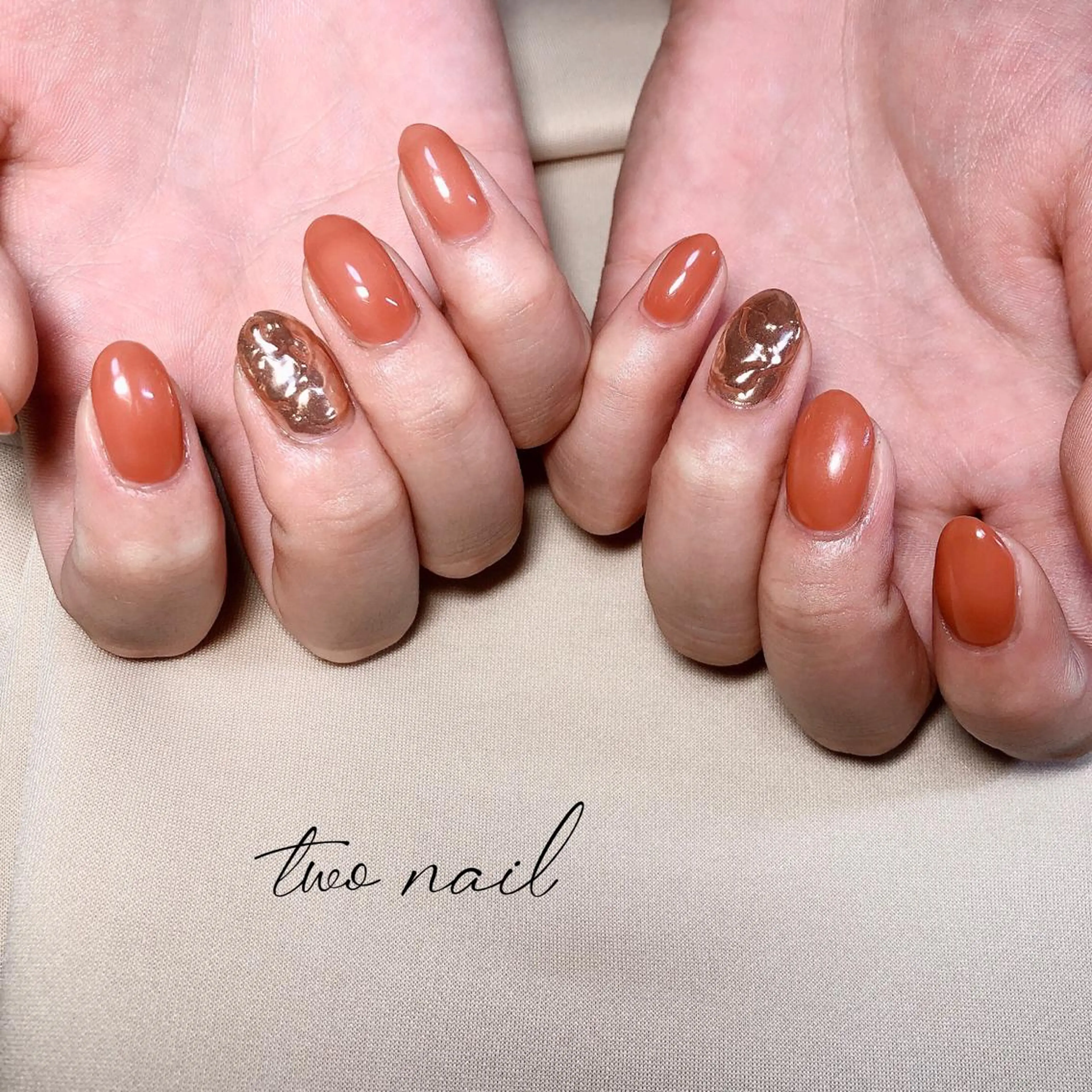 ネイル アートネイル フットネイル ハート ニュアンスネイル ホワイト two nailのネイルデザイン