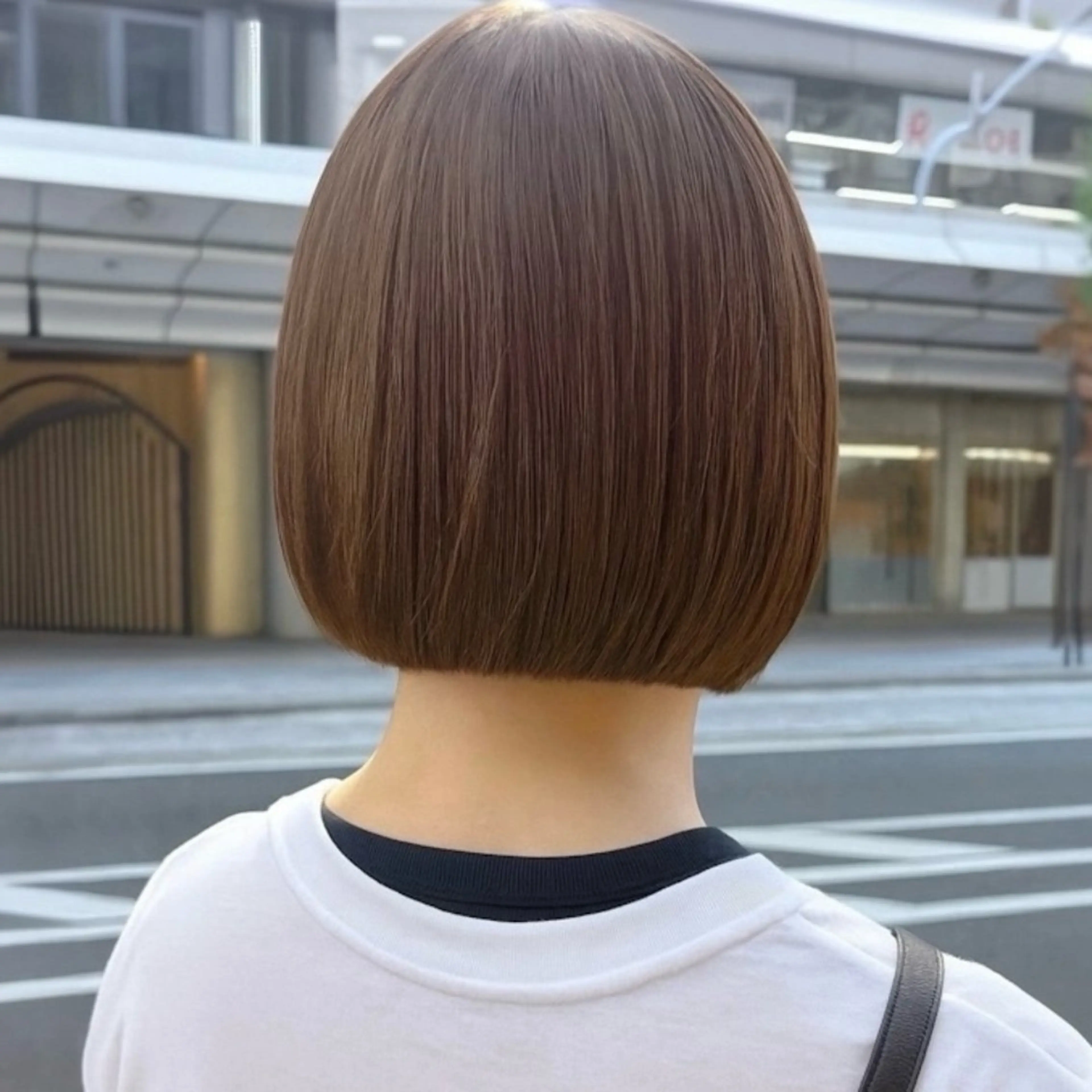 ショート カラー カット ヘアカラー トリートメント 【nui 茨木】 清水優のヘアスタイル
