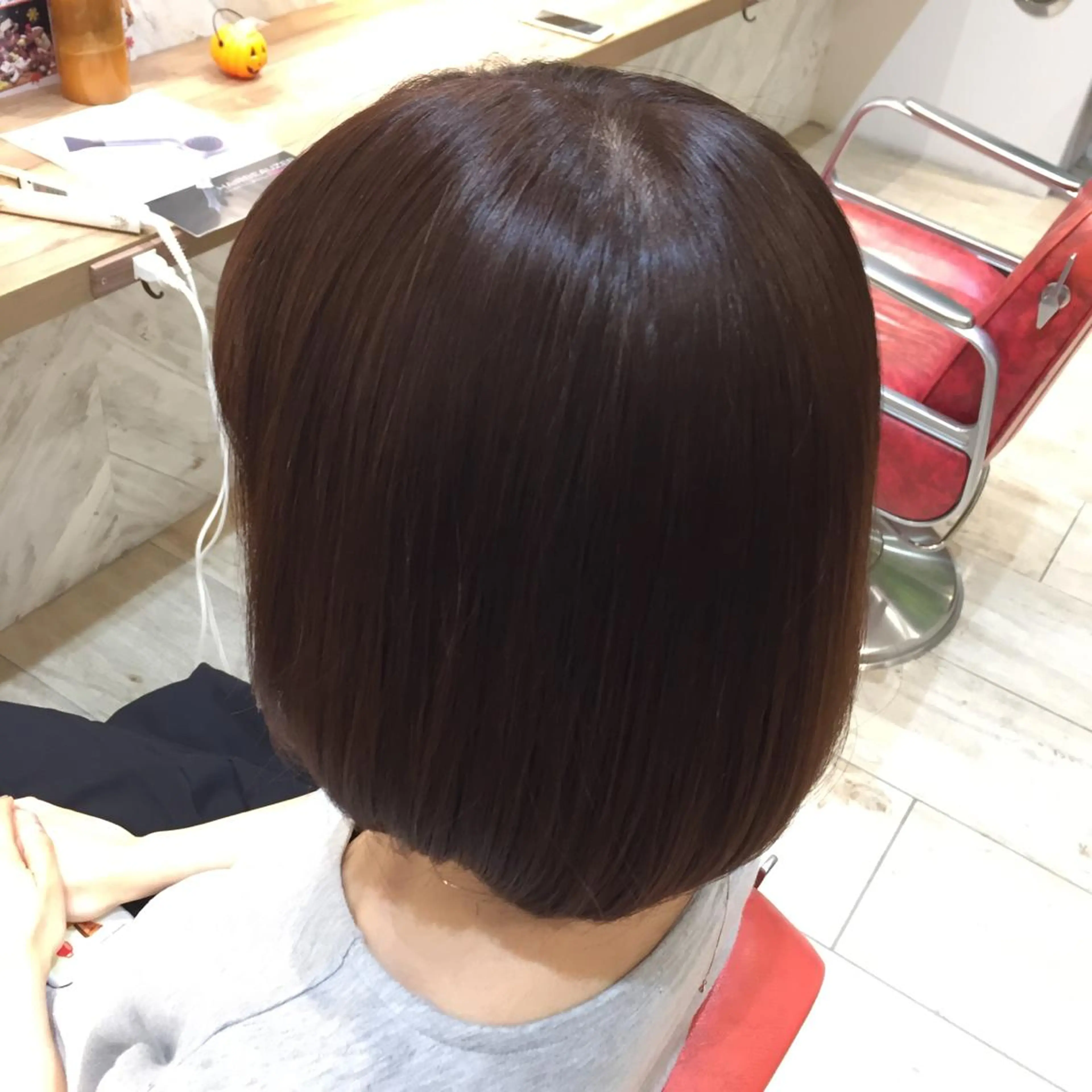 ミディアム カラー 吉岡 三四朗のヘアスタイル
