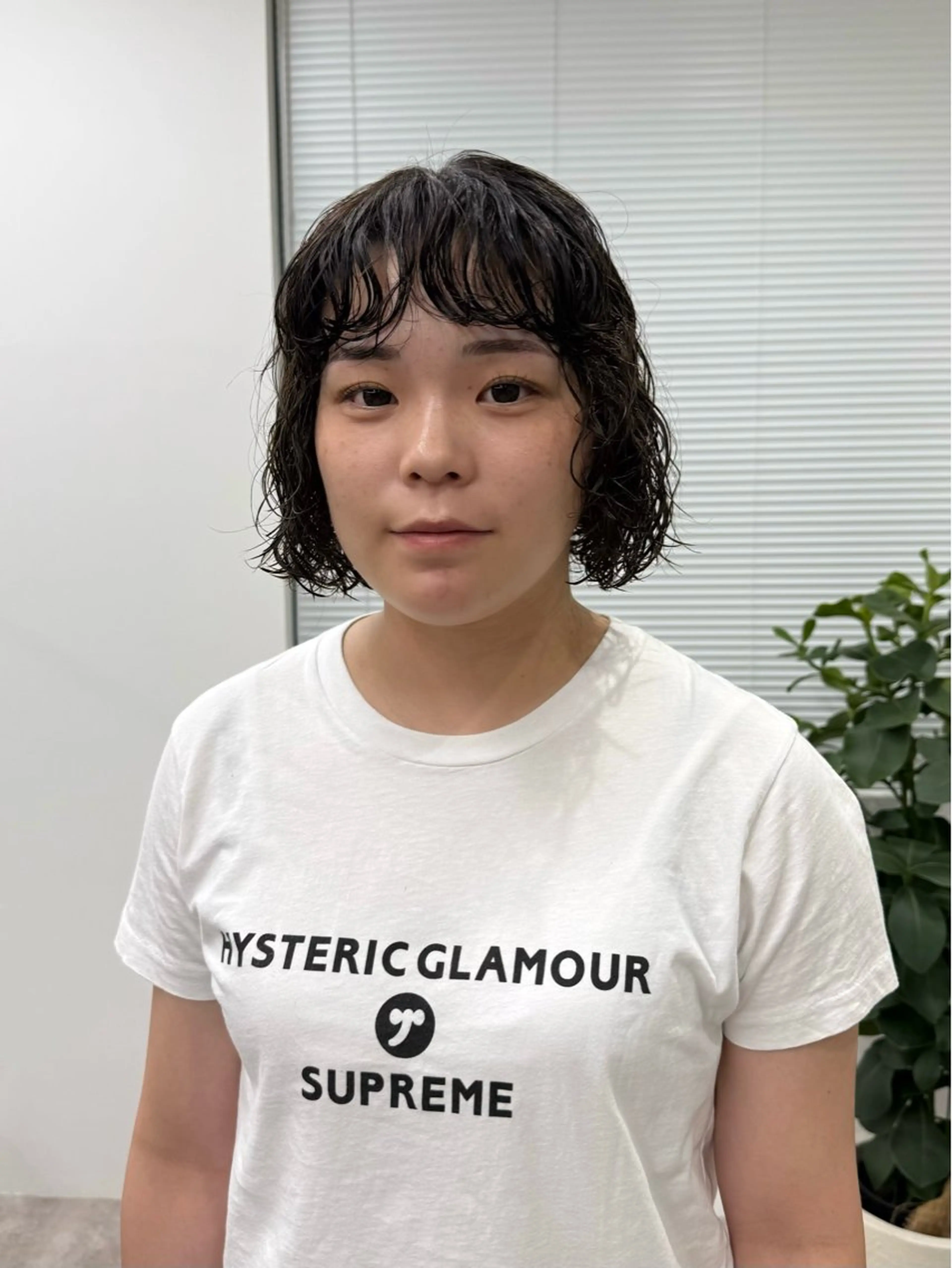 ショート パーマ ボブ カット パーマ azumi/ボブ/暖 色/オリーブ/縮毛のヘアスタイル