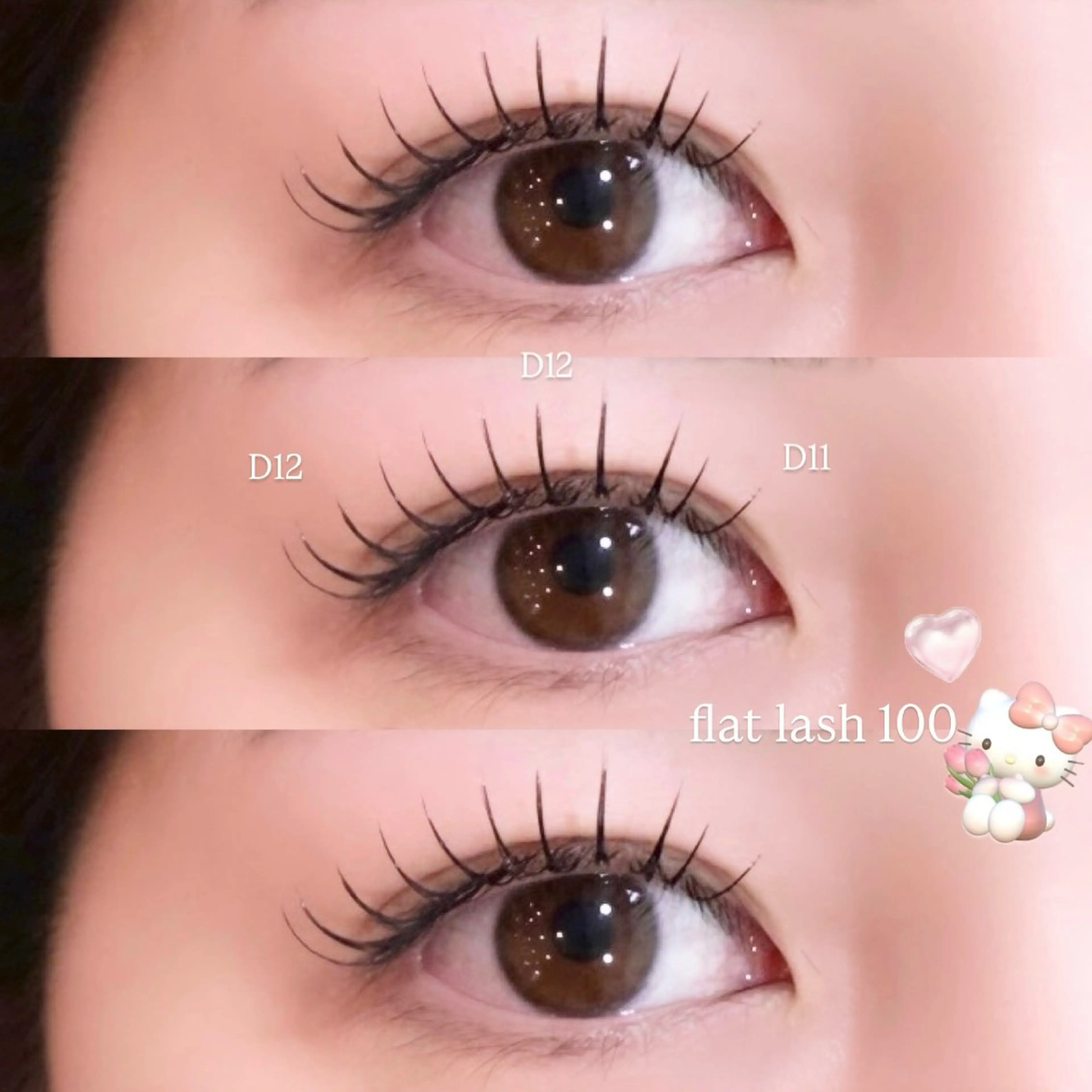 マツエク・マツパ フラットラッシュ マツエク 千島 里歩のマツエク・マツパデザイン