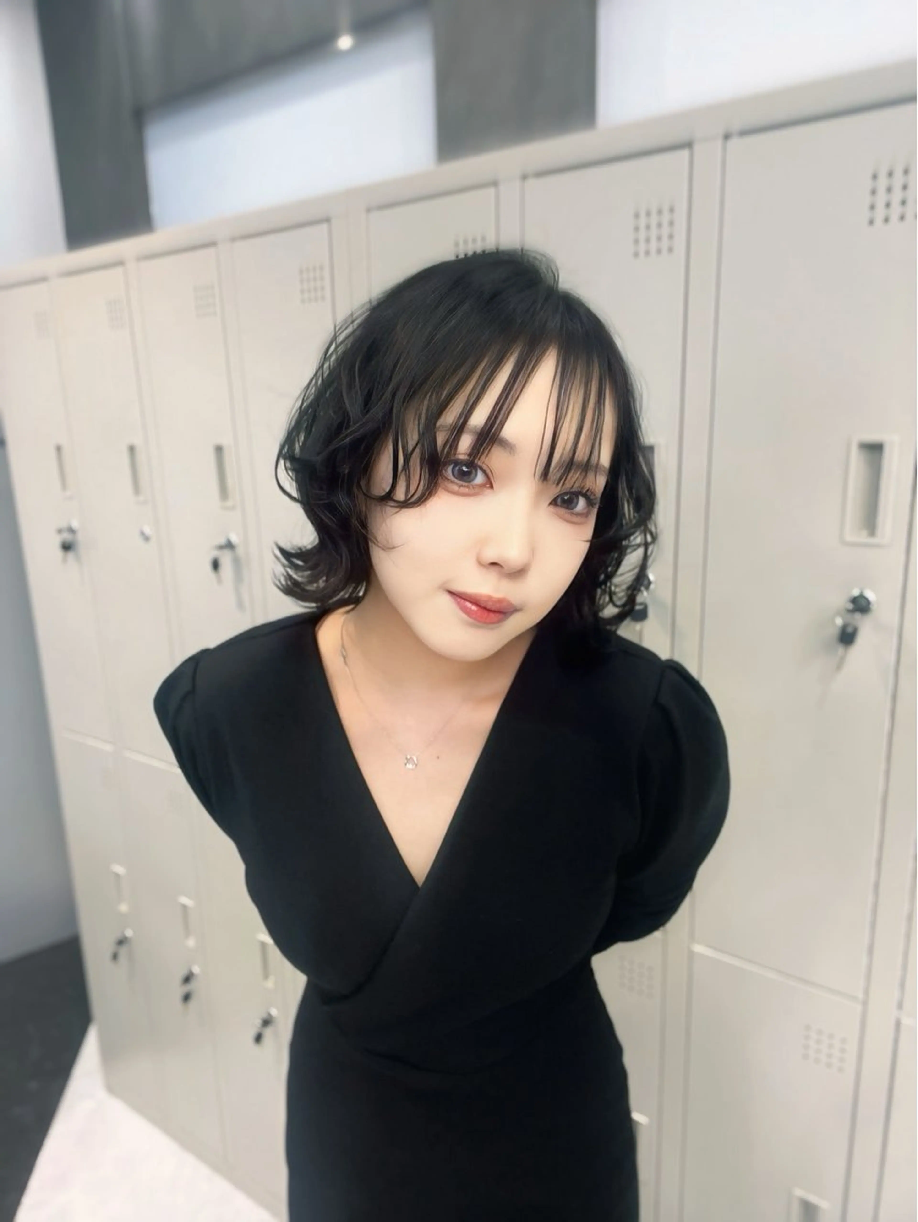 ショート カラー ヘアアレンジ カット ヘアカラー トリートメント ヘアセット ハイトーン/透明感 髪質改善/rinaのヘアスタイル