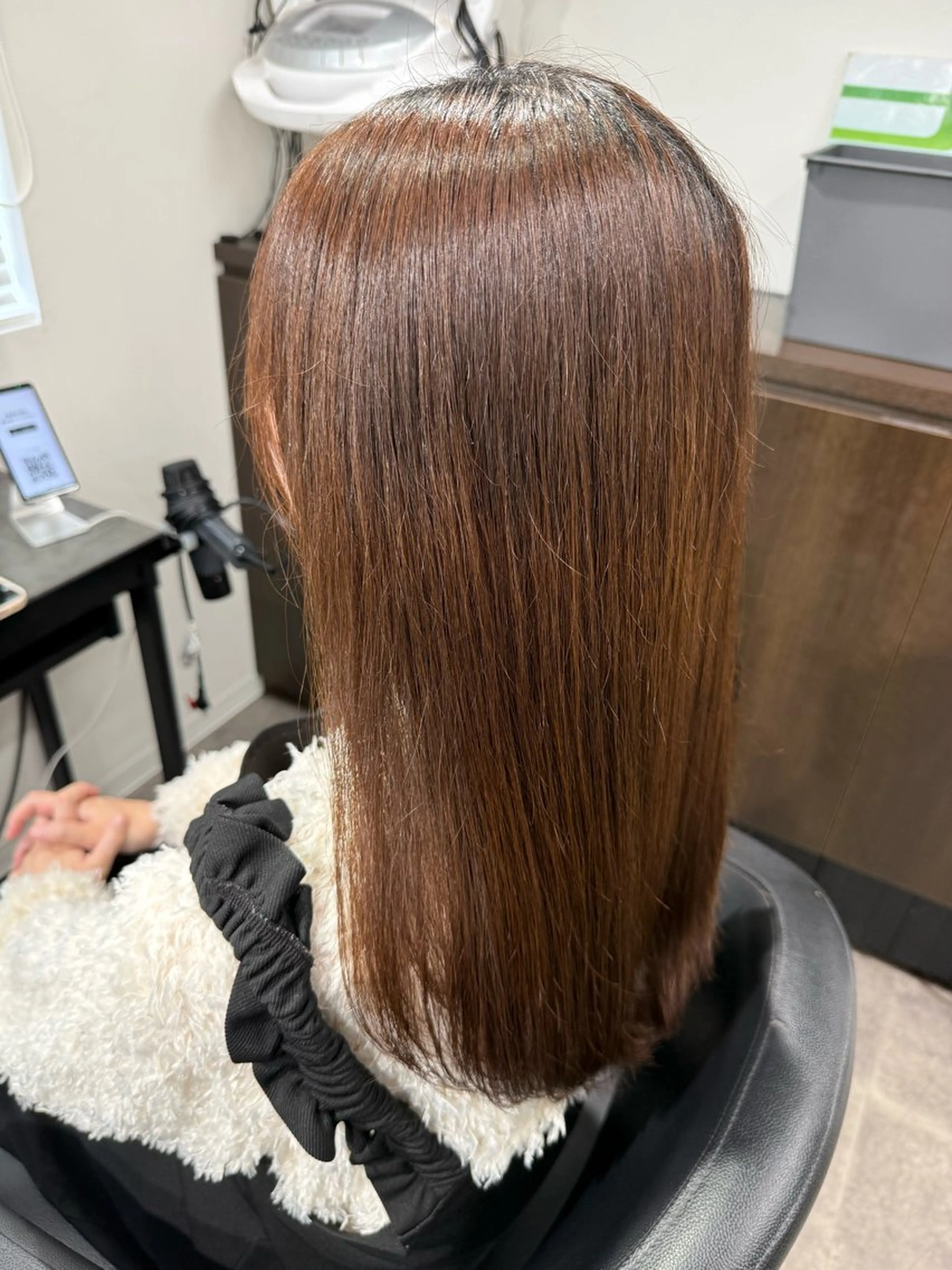 ロング カラー ヘアカラー トリートメント mao⭐️ 透明感カラー‎⭐️のヘアスタイル