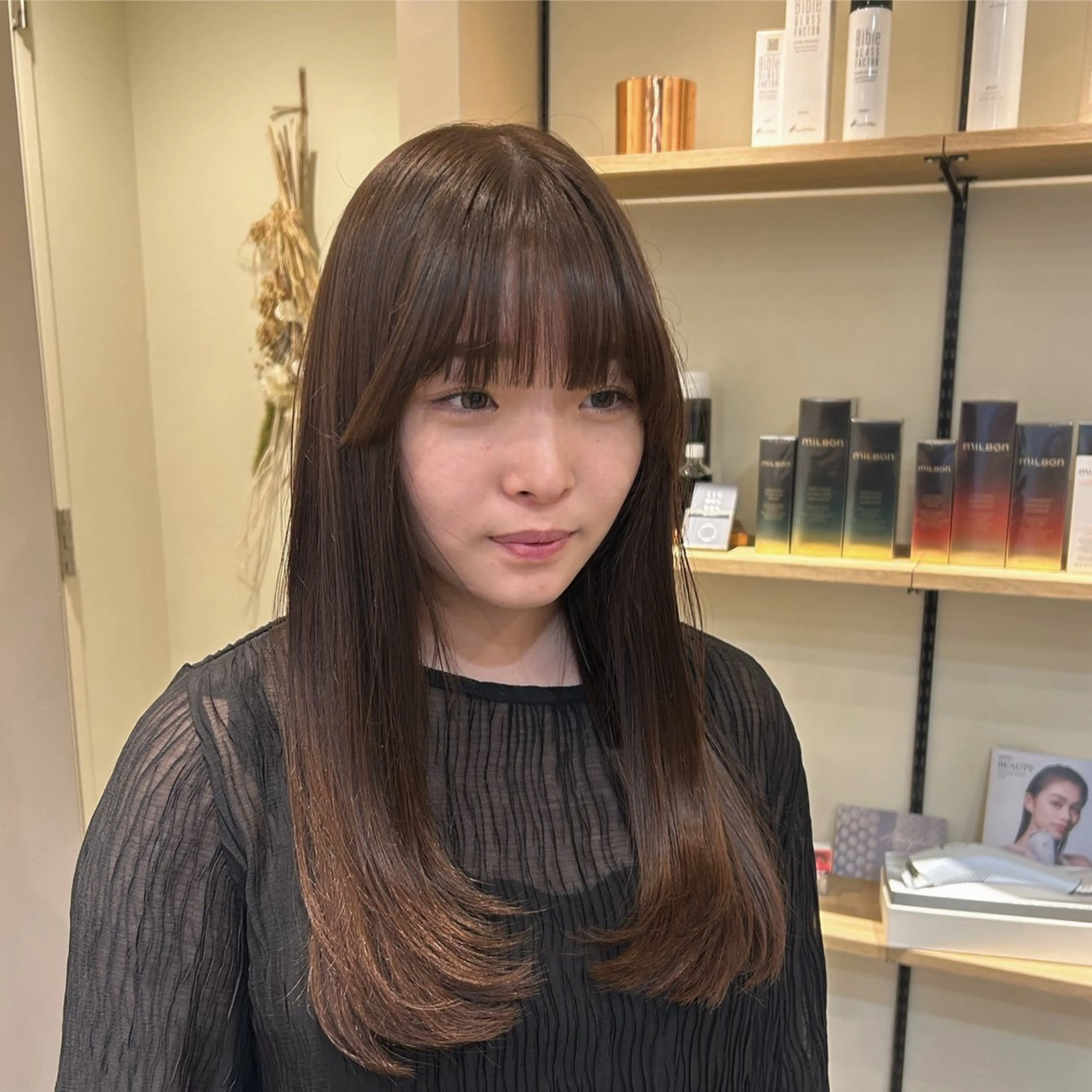 ロング ヘアカラー トリートメント ♥yelm ユウナ♥のヘアスタイル