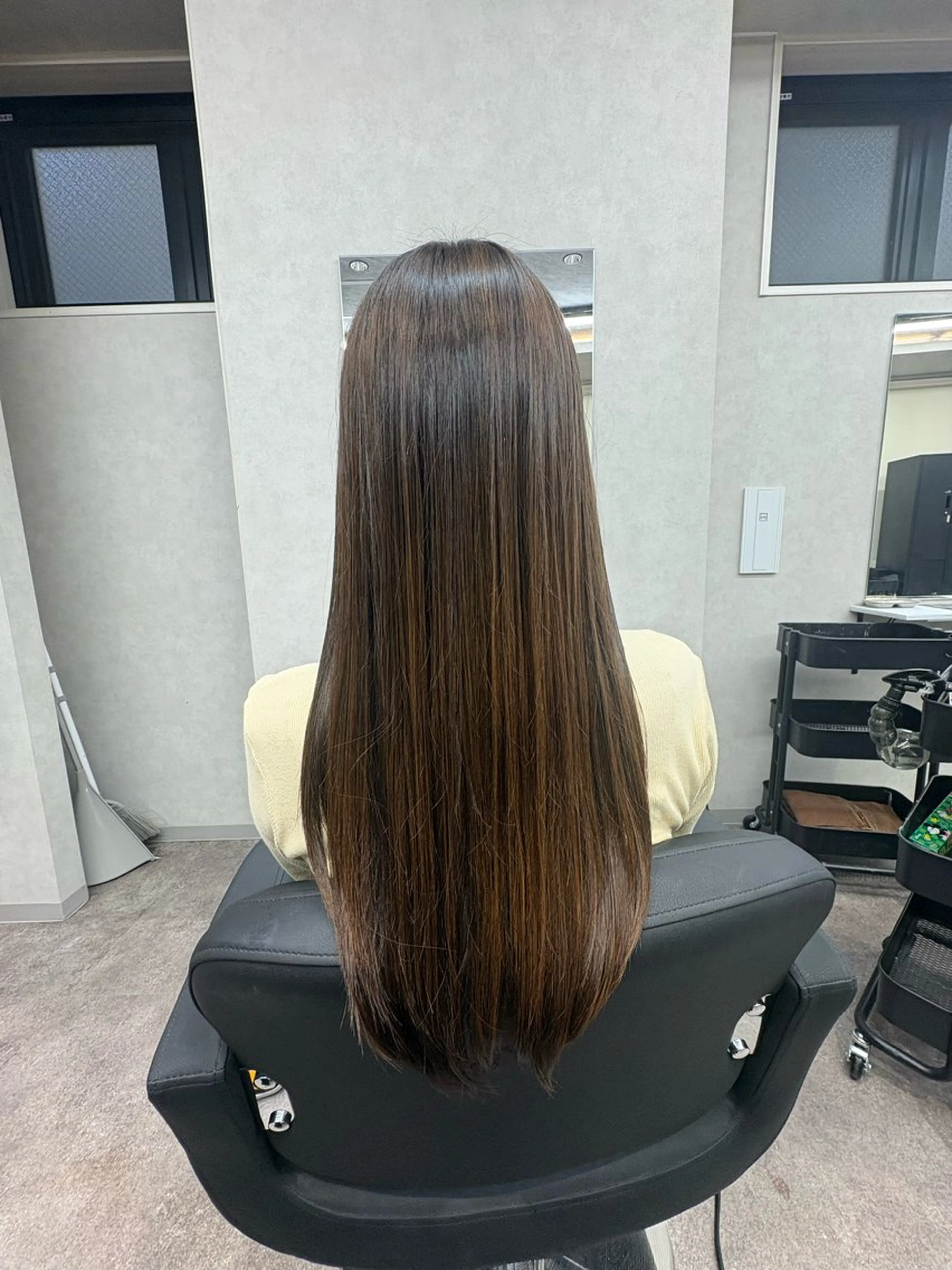 ロング ヘアカラー トリートメント 寺田 蒼志のヘアスタイル