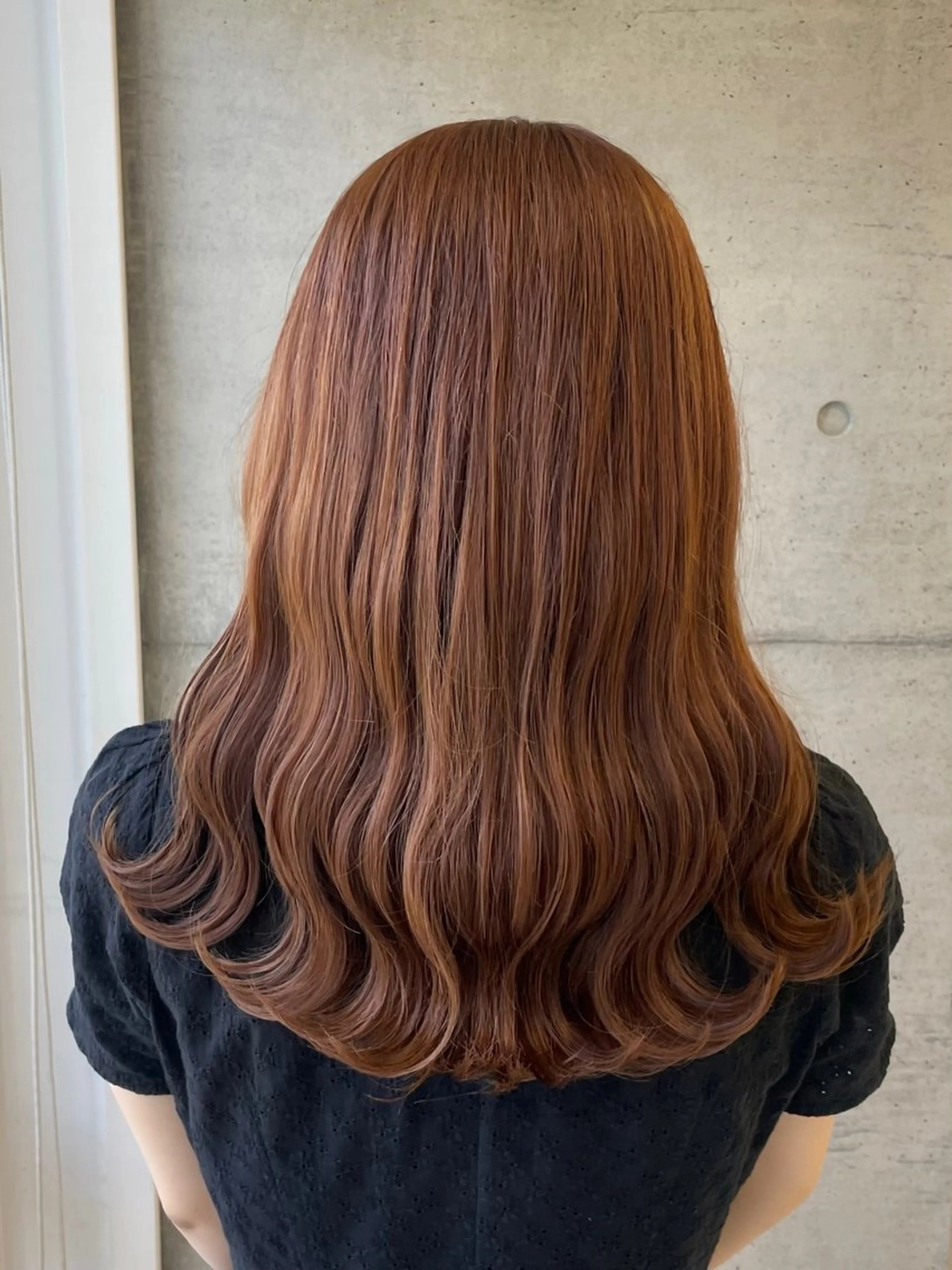 ロング 早田 華のヘアスタイル