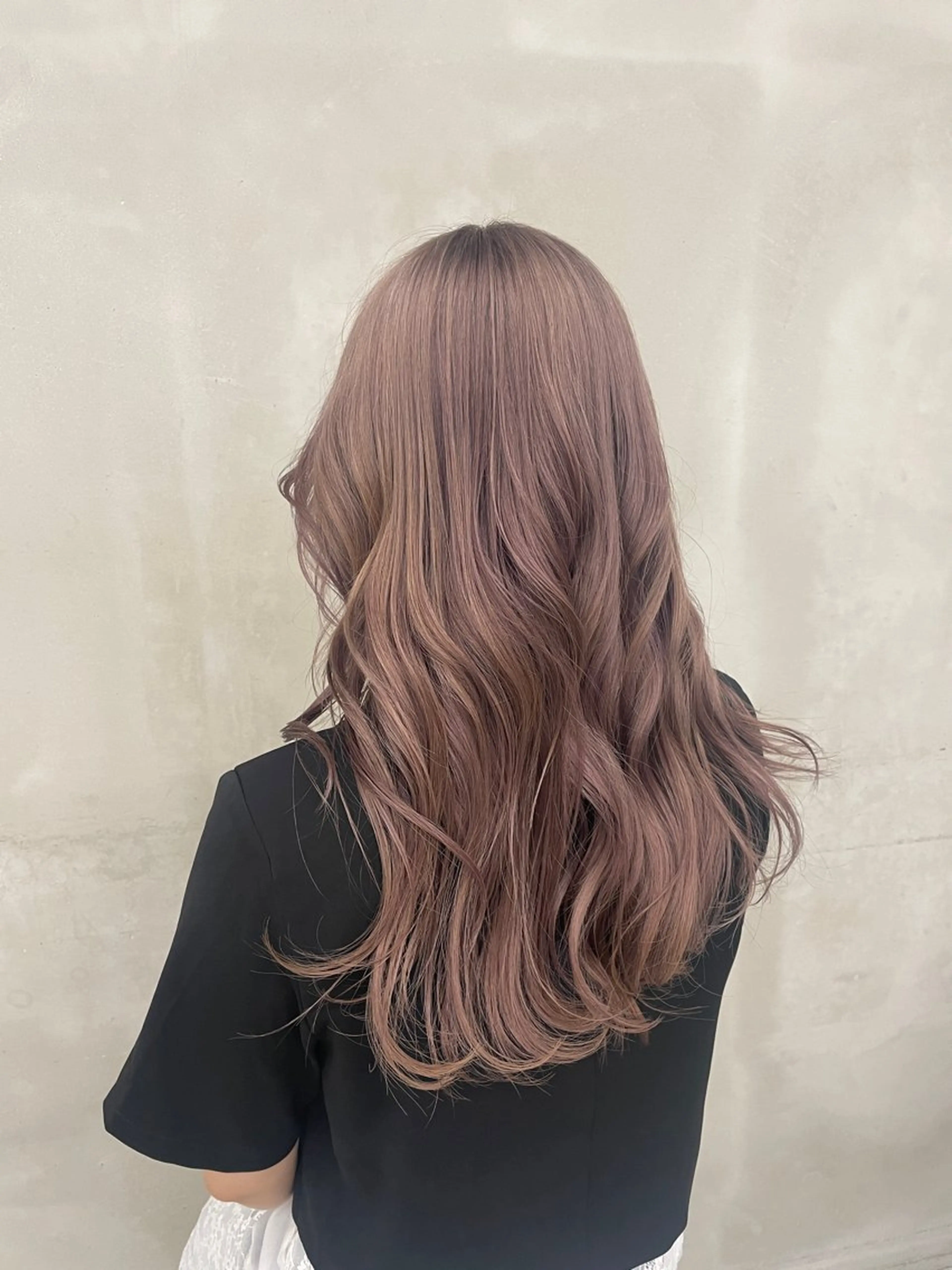 ロング カラー ヘアカラー 🎨透明感カラー/ ハイライト/近藤怜那のヘアスタイル