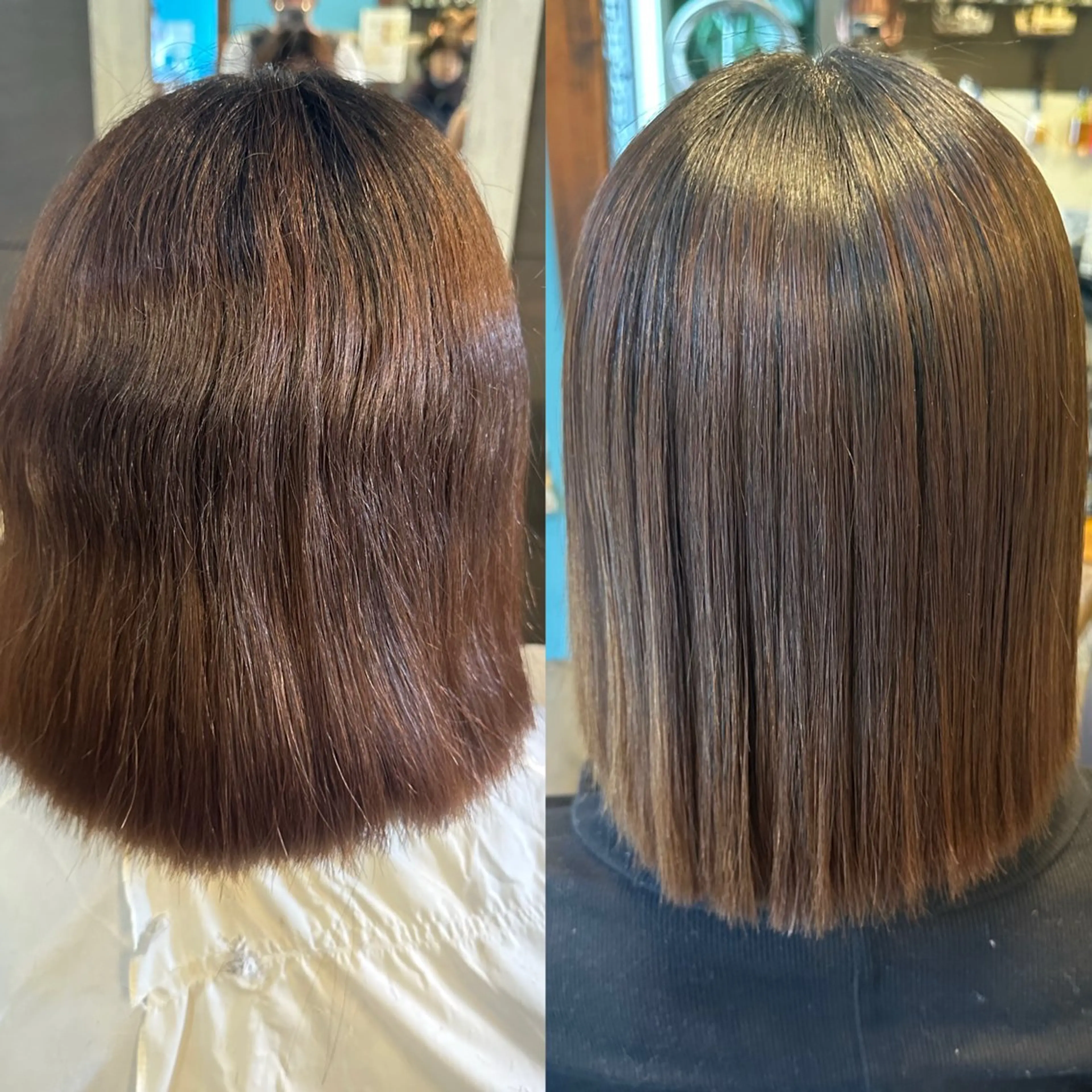 ショート 縮毛矯正 安達 望のヘアスタイル