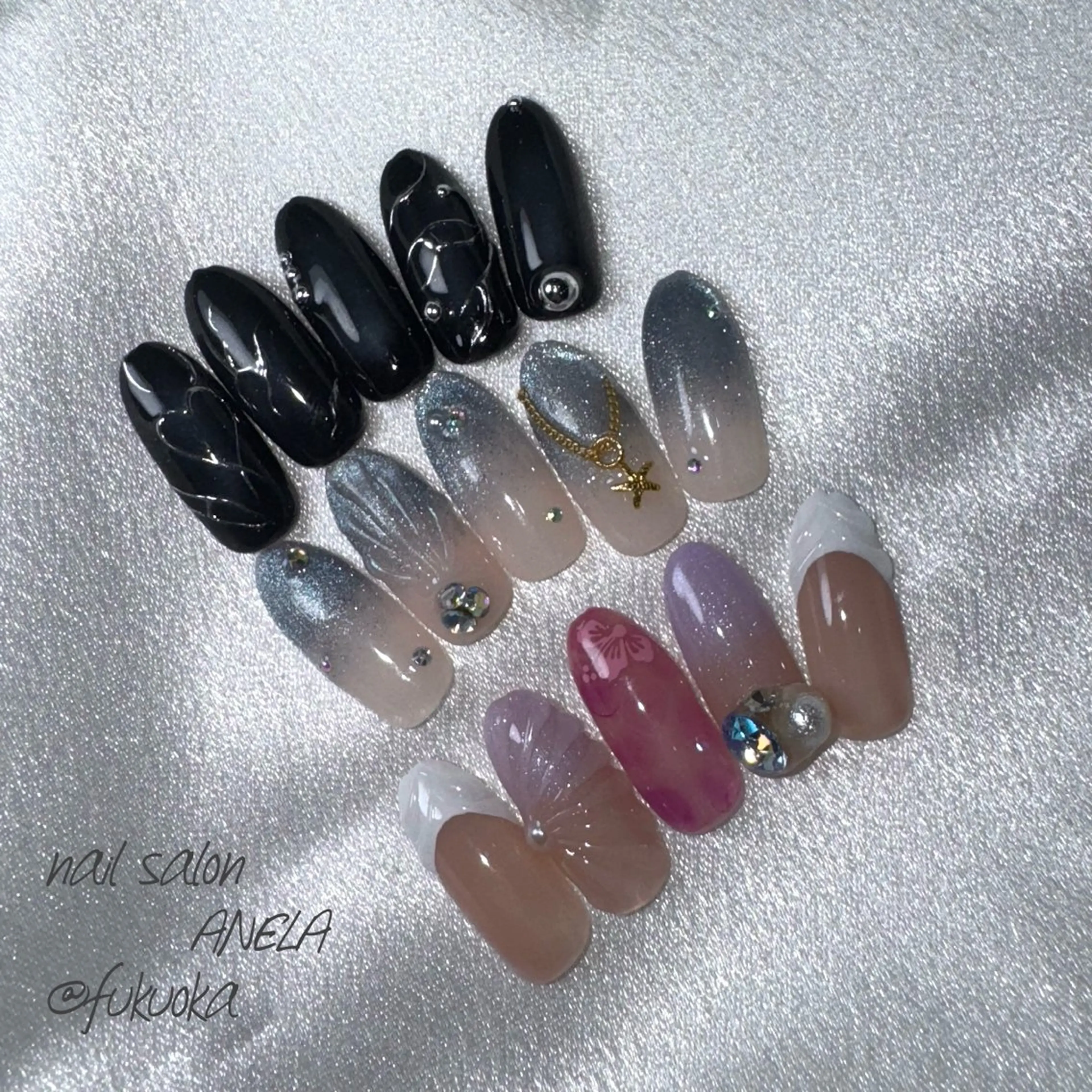 ネイル ハンドネイル nail salon ANELA mayaのネイルデザイン