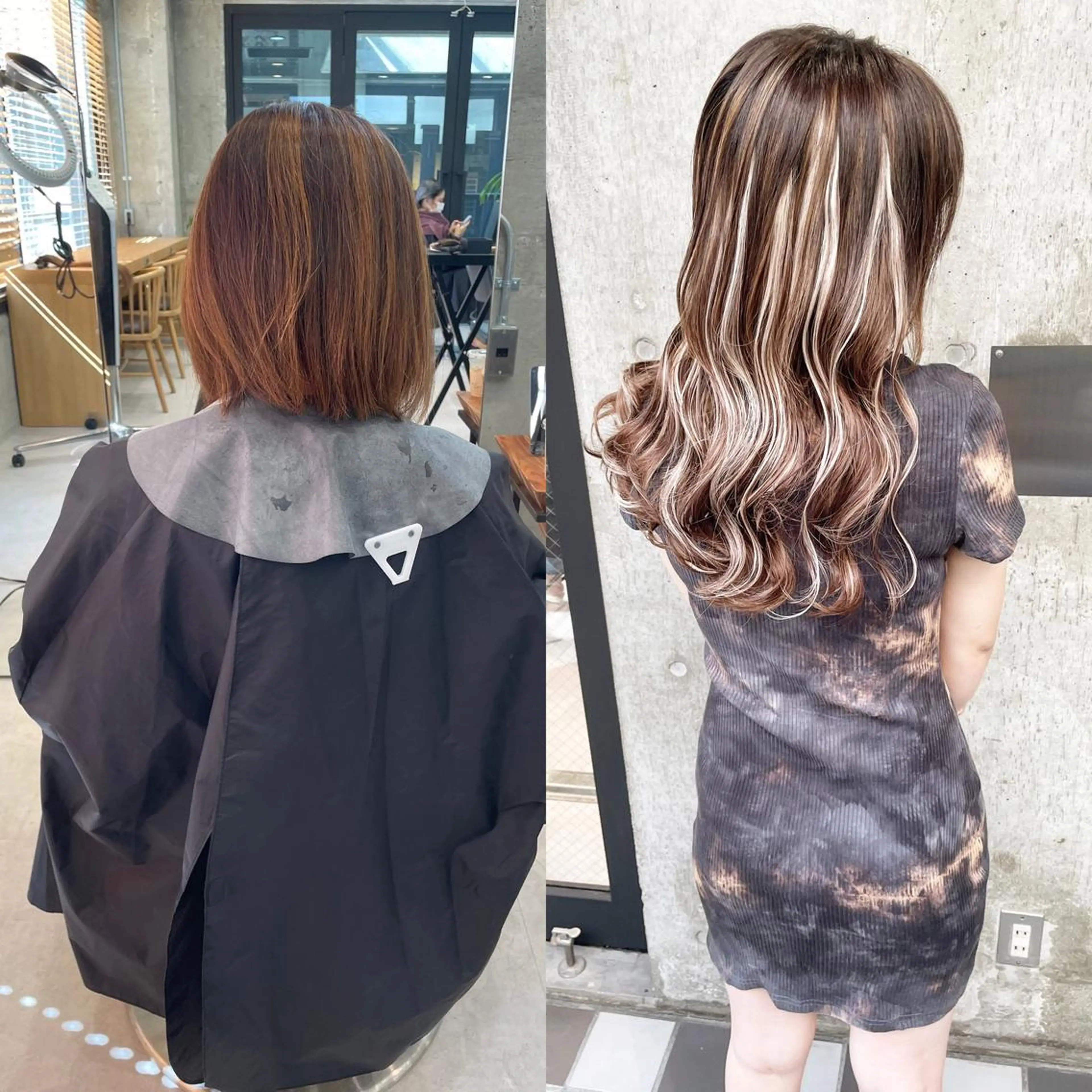 ロング カラー ヘアアレンジ ヘアカラー エクステ TATSUYA アートディレクターのヘアスタイル