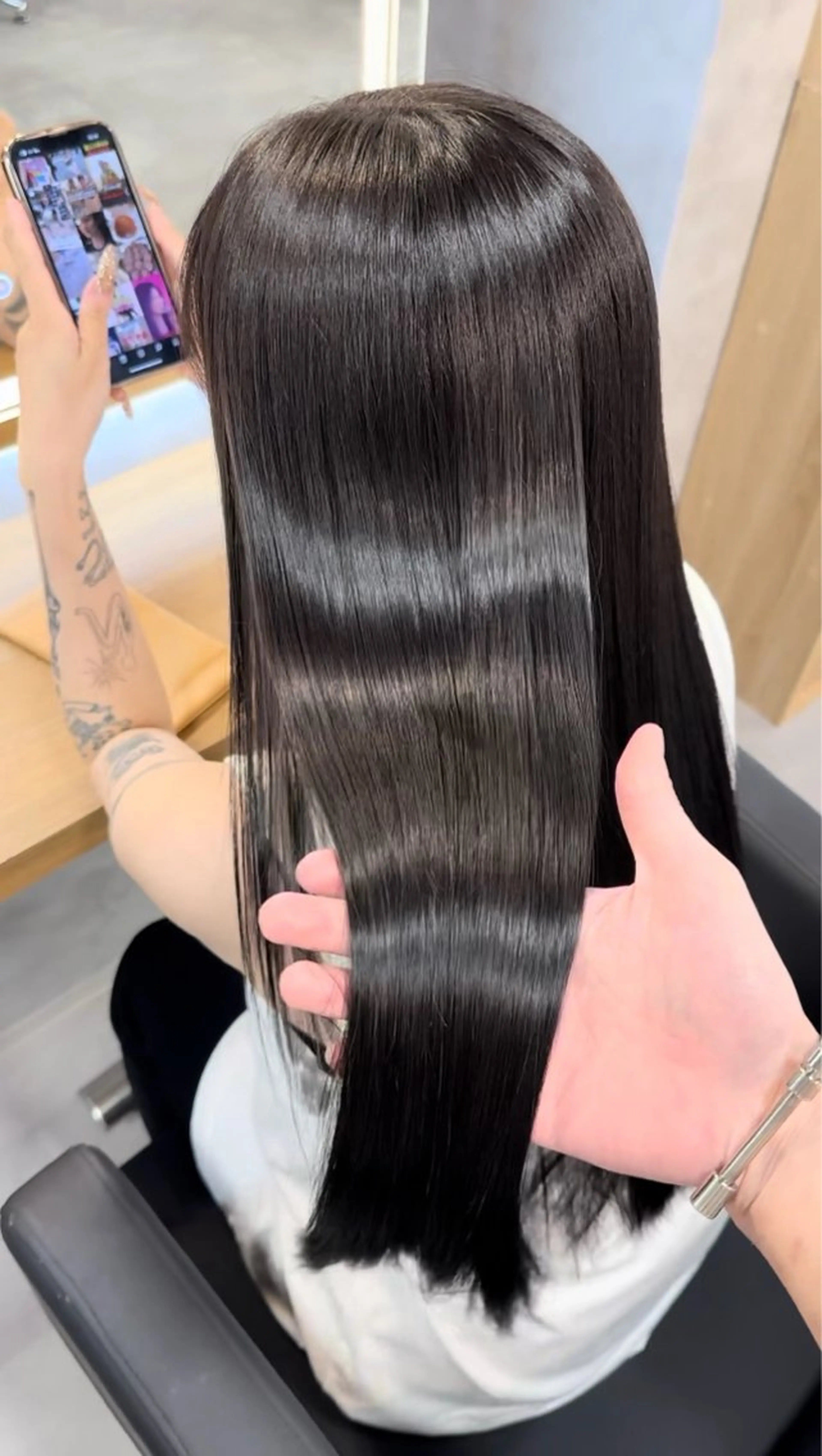 【🫧おすすめ限定価格🫧】似合わせカット✂︎➕ワンカラー➕髪質改善トリートメント✨の写真