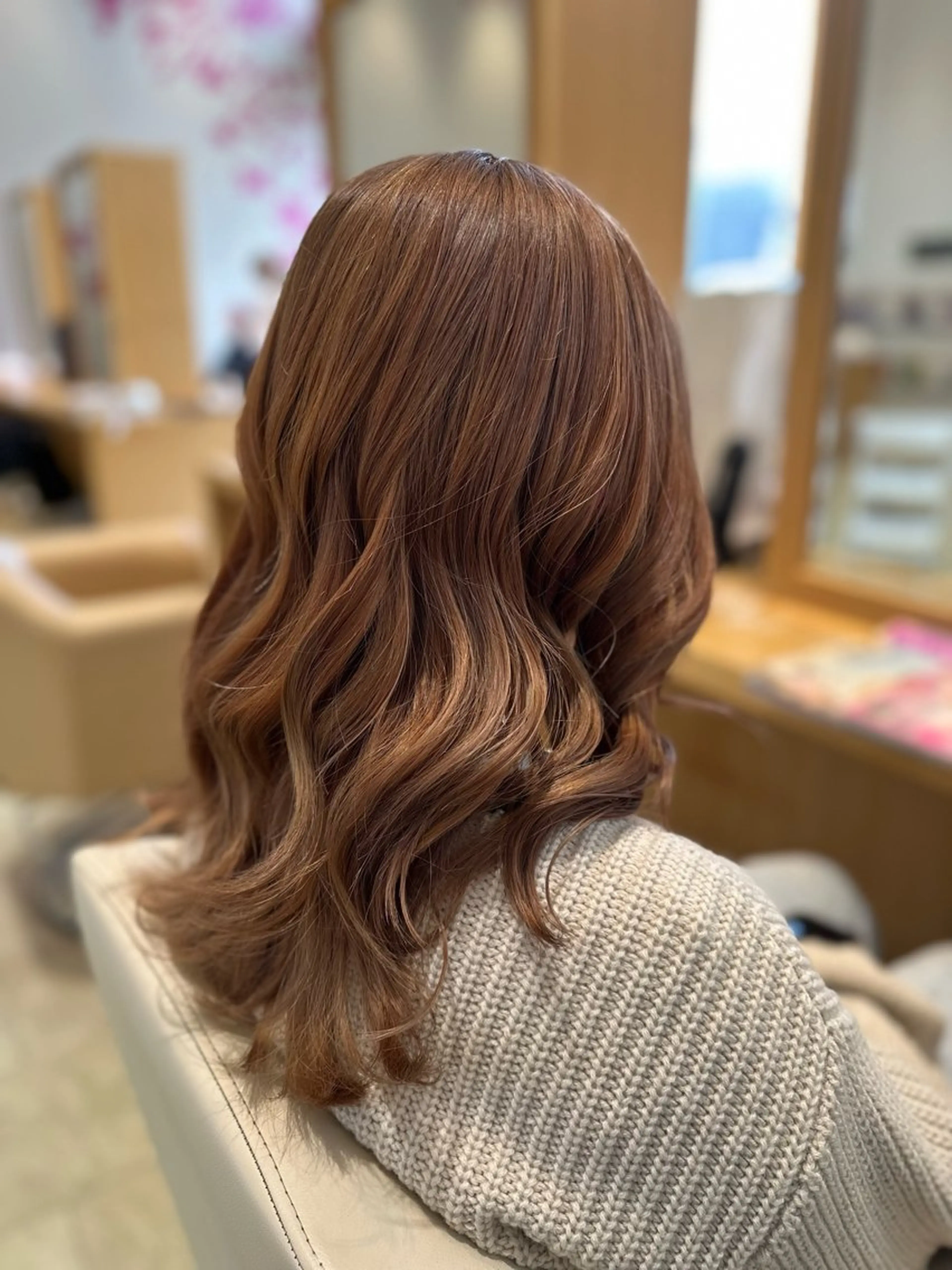 カラー ブラウンカラー 梶原 美保のヘアスタイル