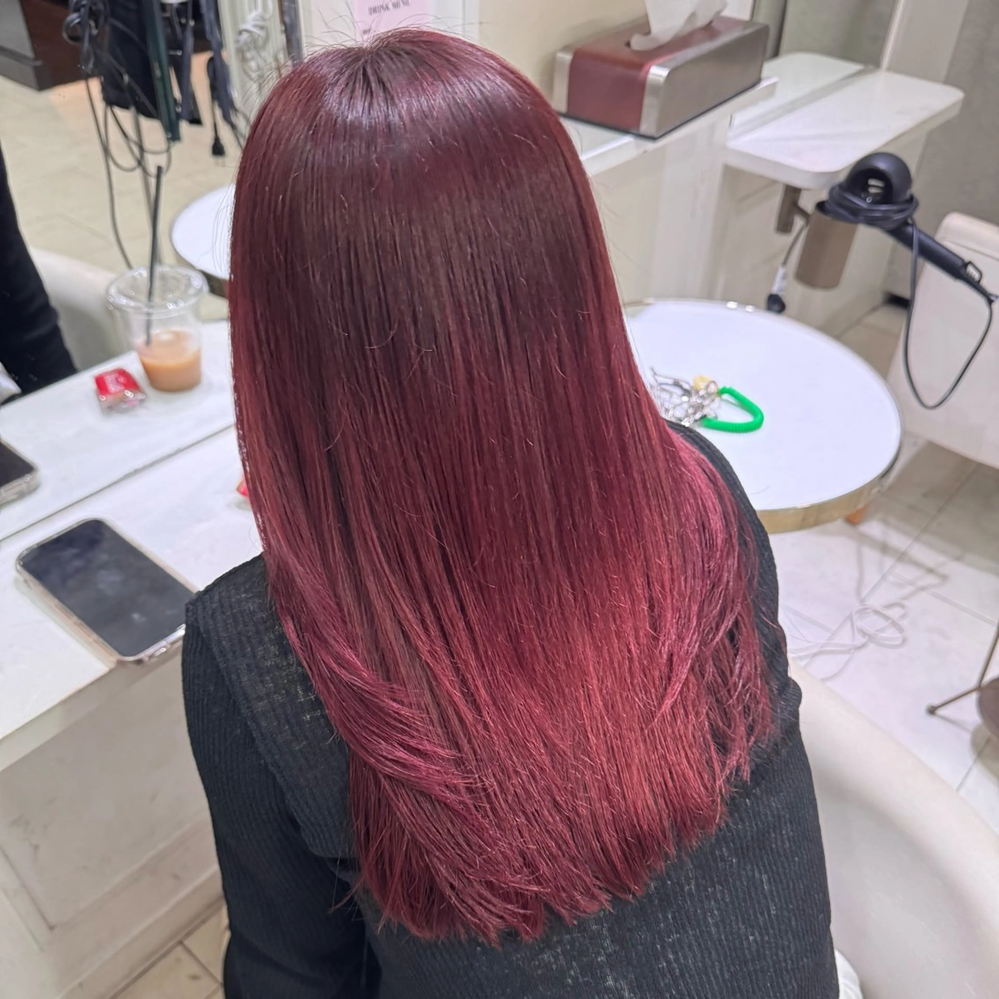 ブリーチなし透明感ダブルカラーの写真