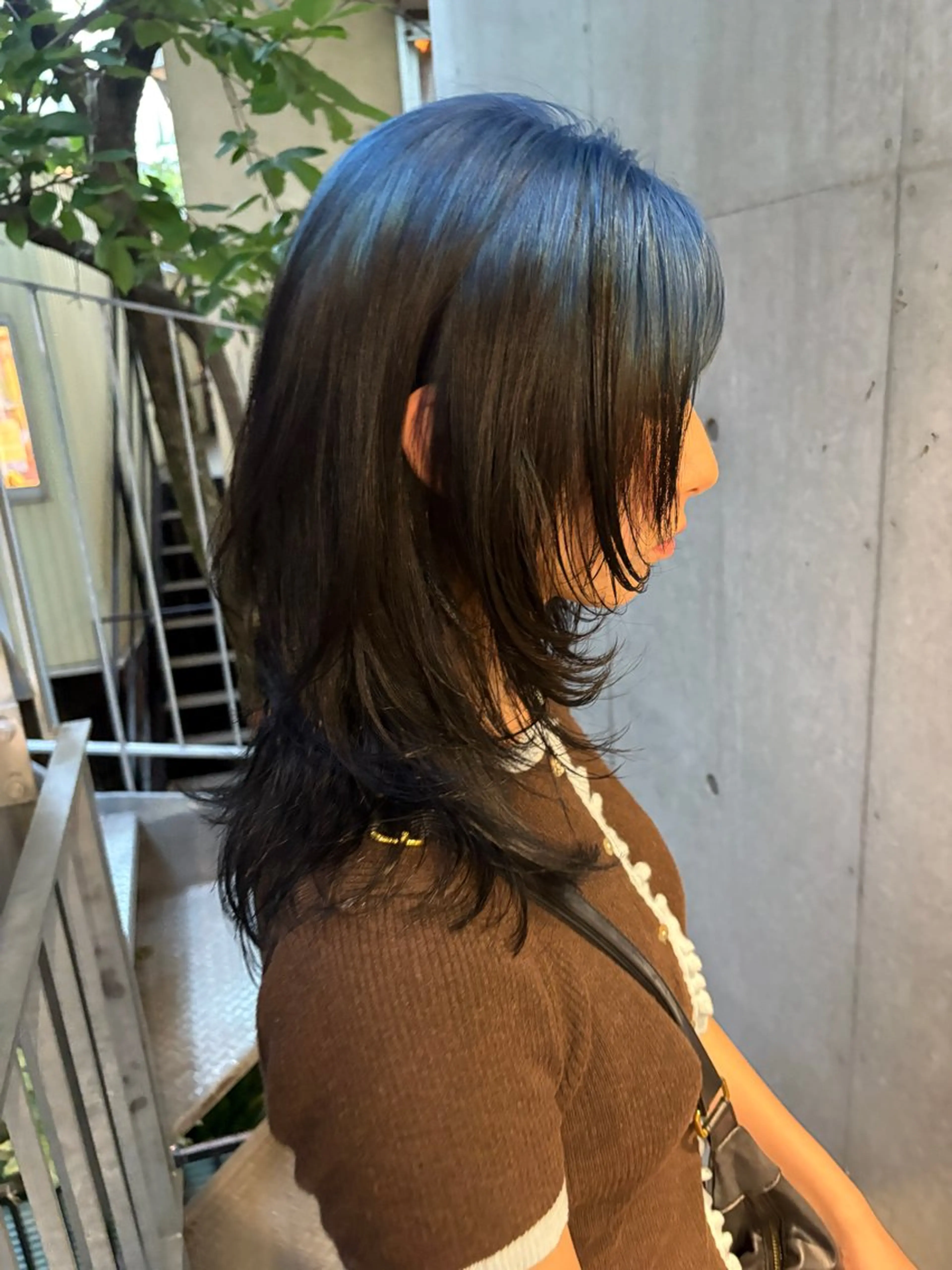 ミディアム カラー カット ヘアカラー トリートメント yuuna/ ハッシュカット🎀のヘアスタイル