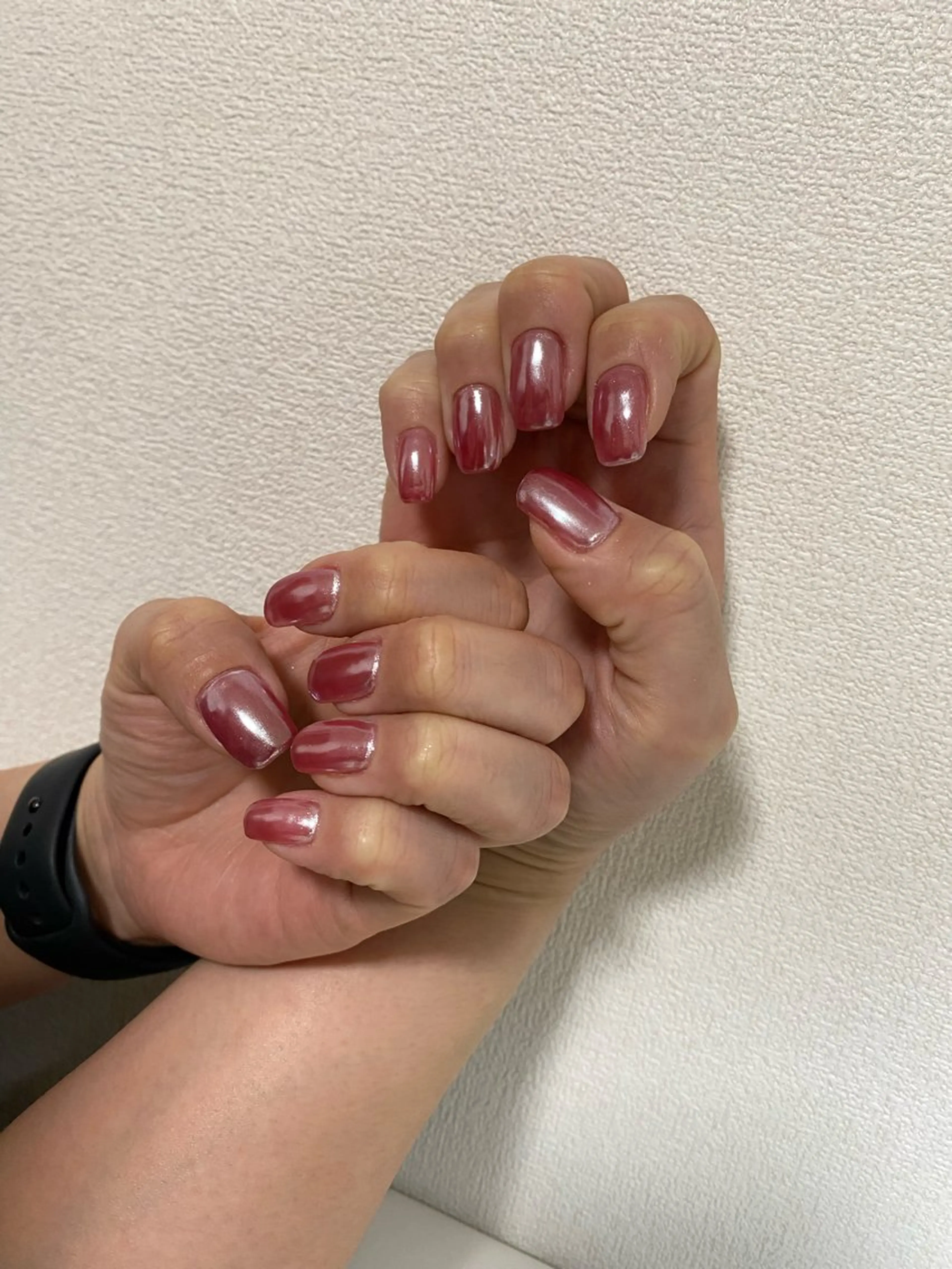 ネイル ピンク ハンドネイル 自宅サロン FeelFreeのマツエク・マツパデザイン