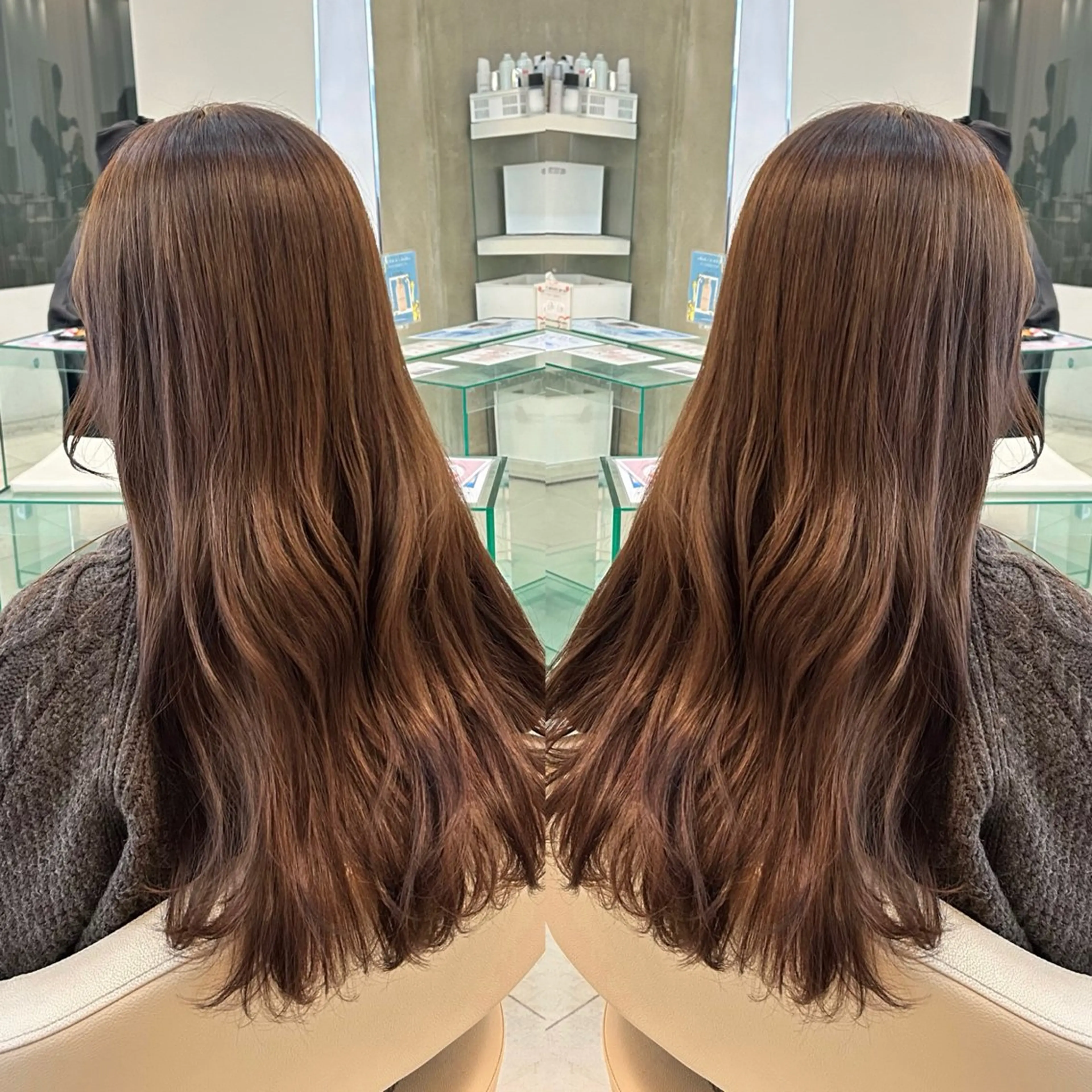 ロング カット ヘアカラー MODEK's Brillerのヘアスタイル