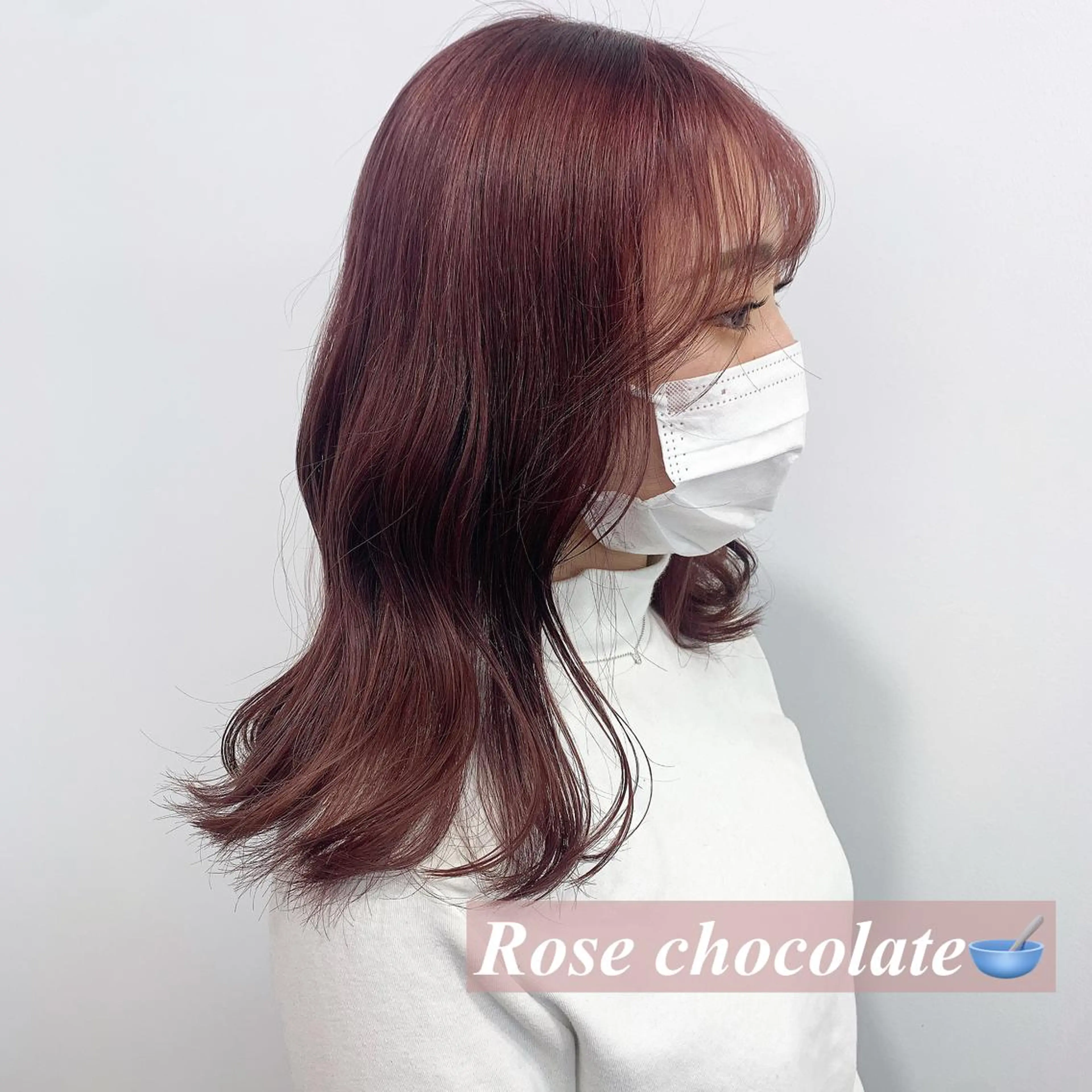 セミロング カラー ヘアアレンジ レイヤー×グレージュ /ピンク🩷mioのヘアスタイル