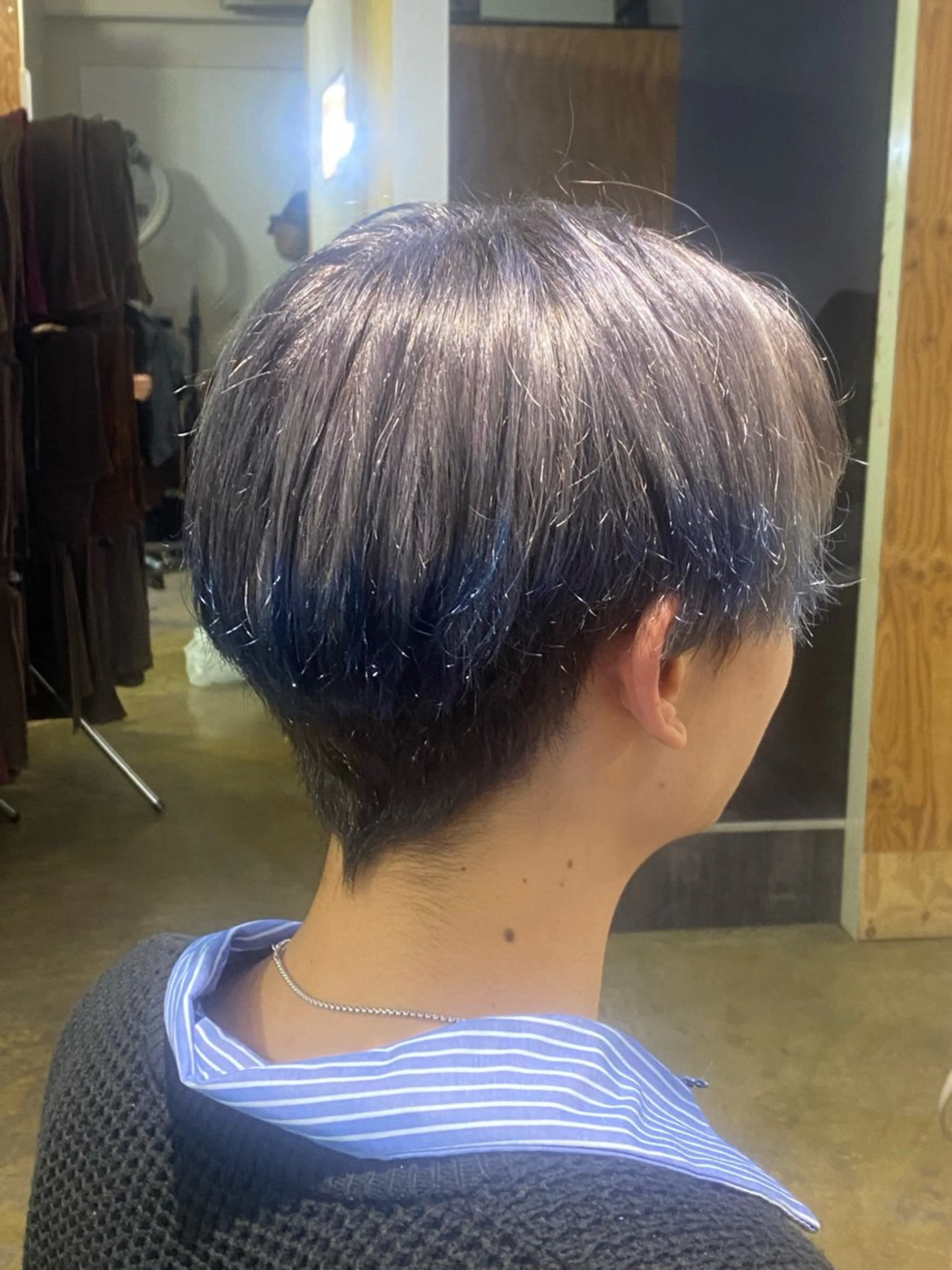 ショート カラー ブリーチカラーと、髪 質改善。HARUKAのヘアスタイル