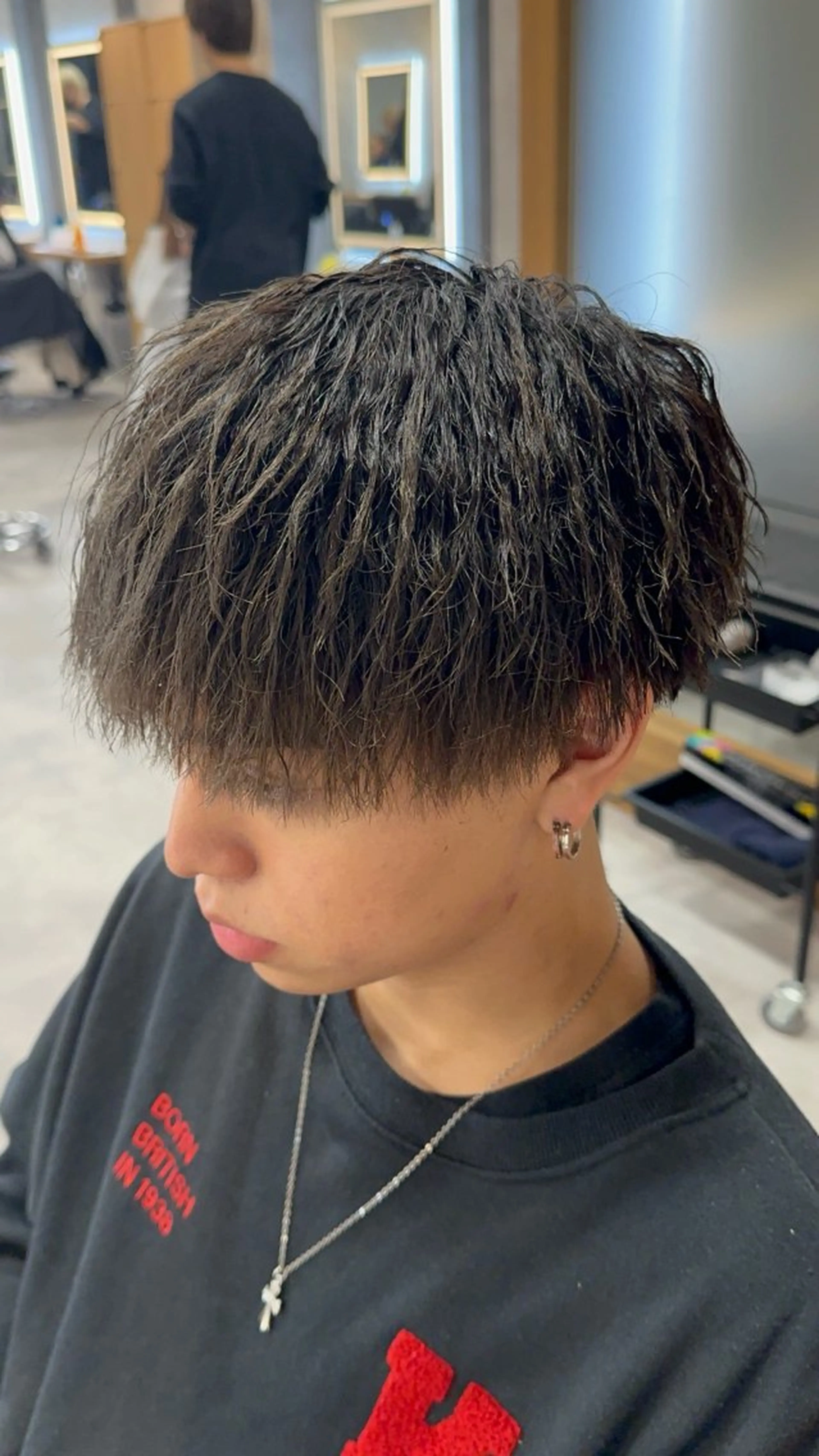 パーマ メンズ メンズパーマ メンズツイストパーマ ツイストパーマ カット パーマ 札幌美容室 /光👑のヘアスタイル