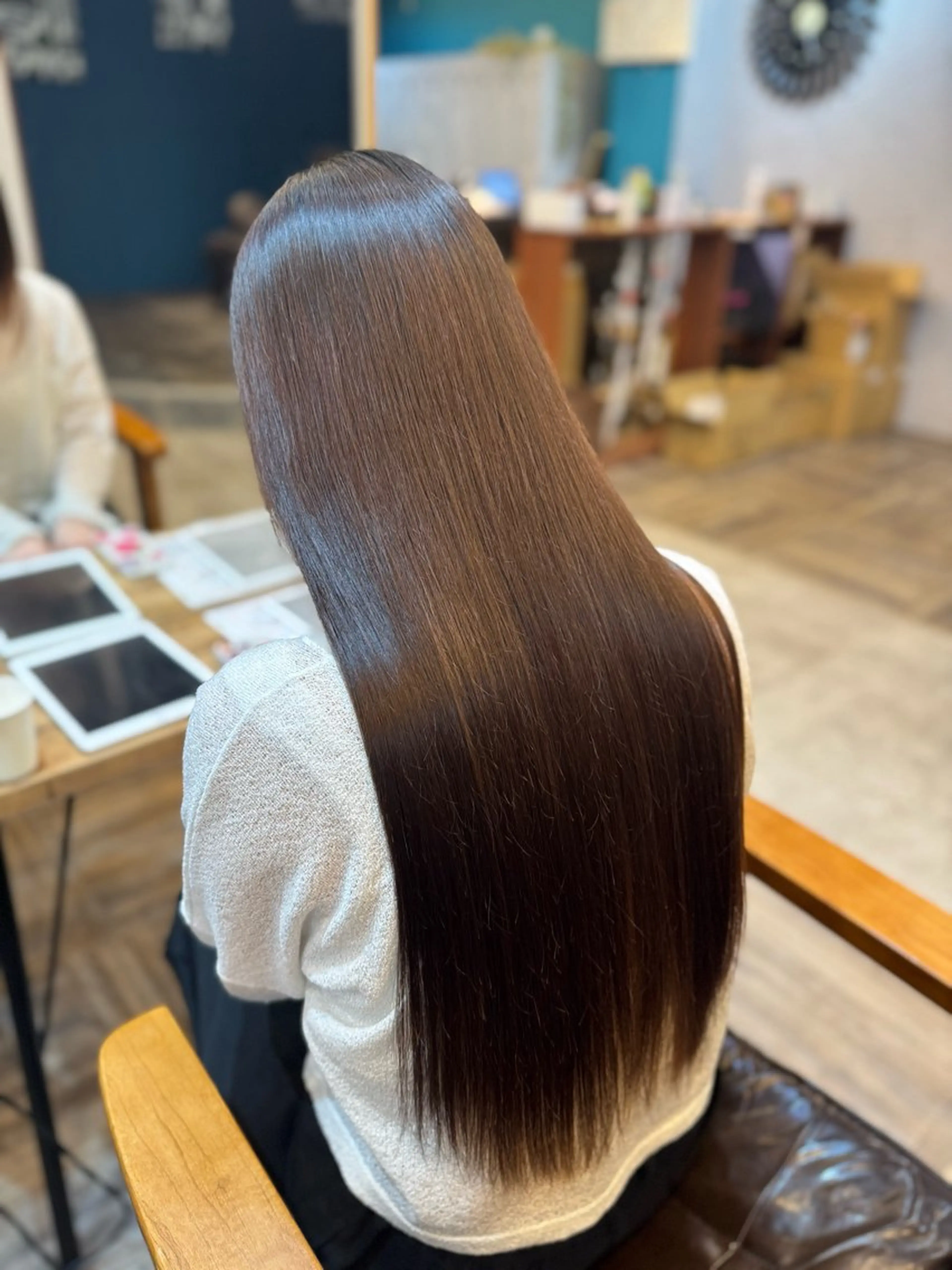 ロング カット 縮毛矯正 トリートメント パーマ/縮毛矯正🍀 鎌田 和希のヘアスタイル