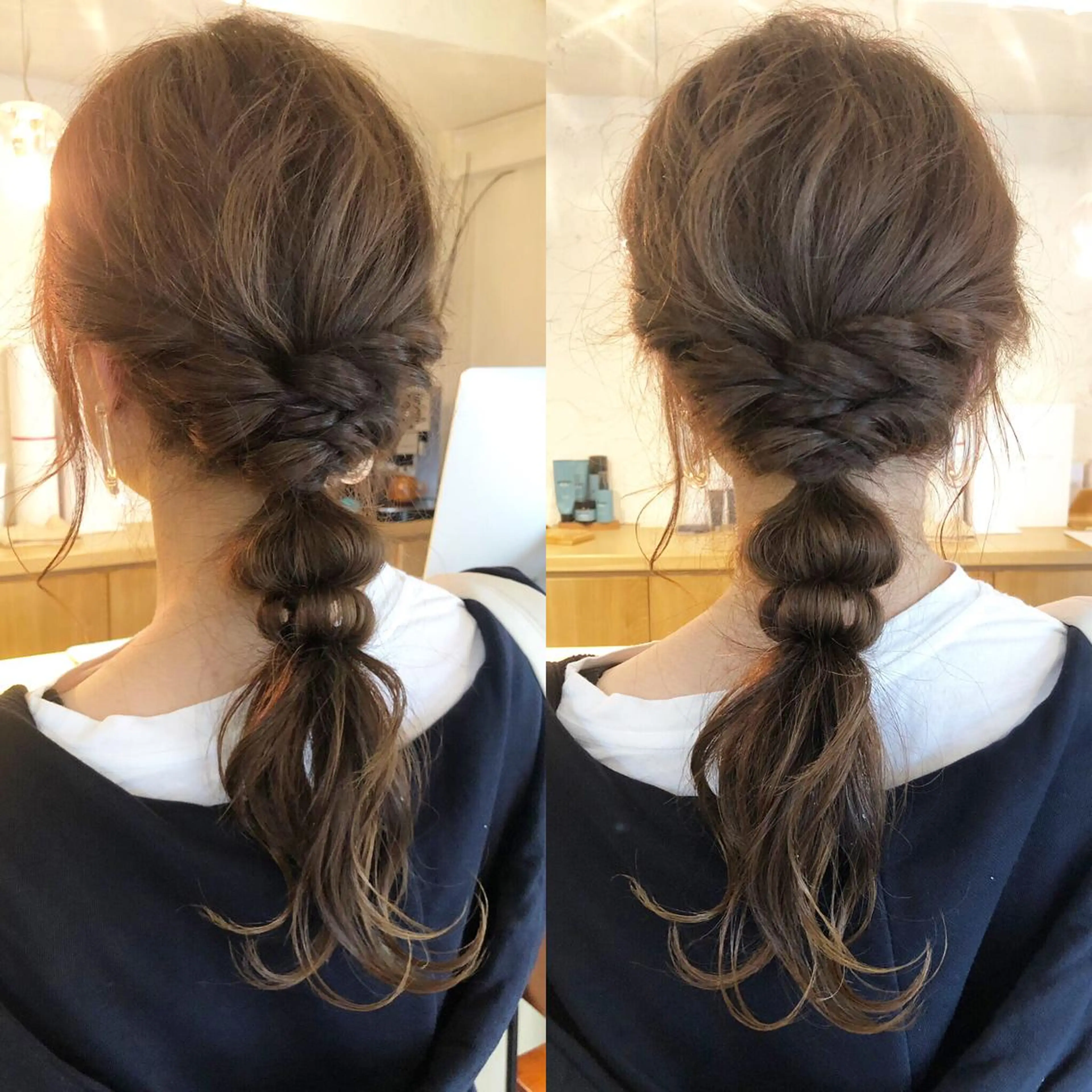 ロング カラー ヘアアレンジ 石川 友美のその他イメージ