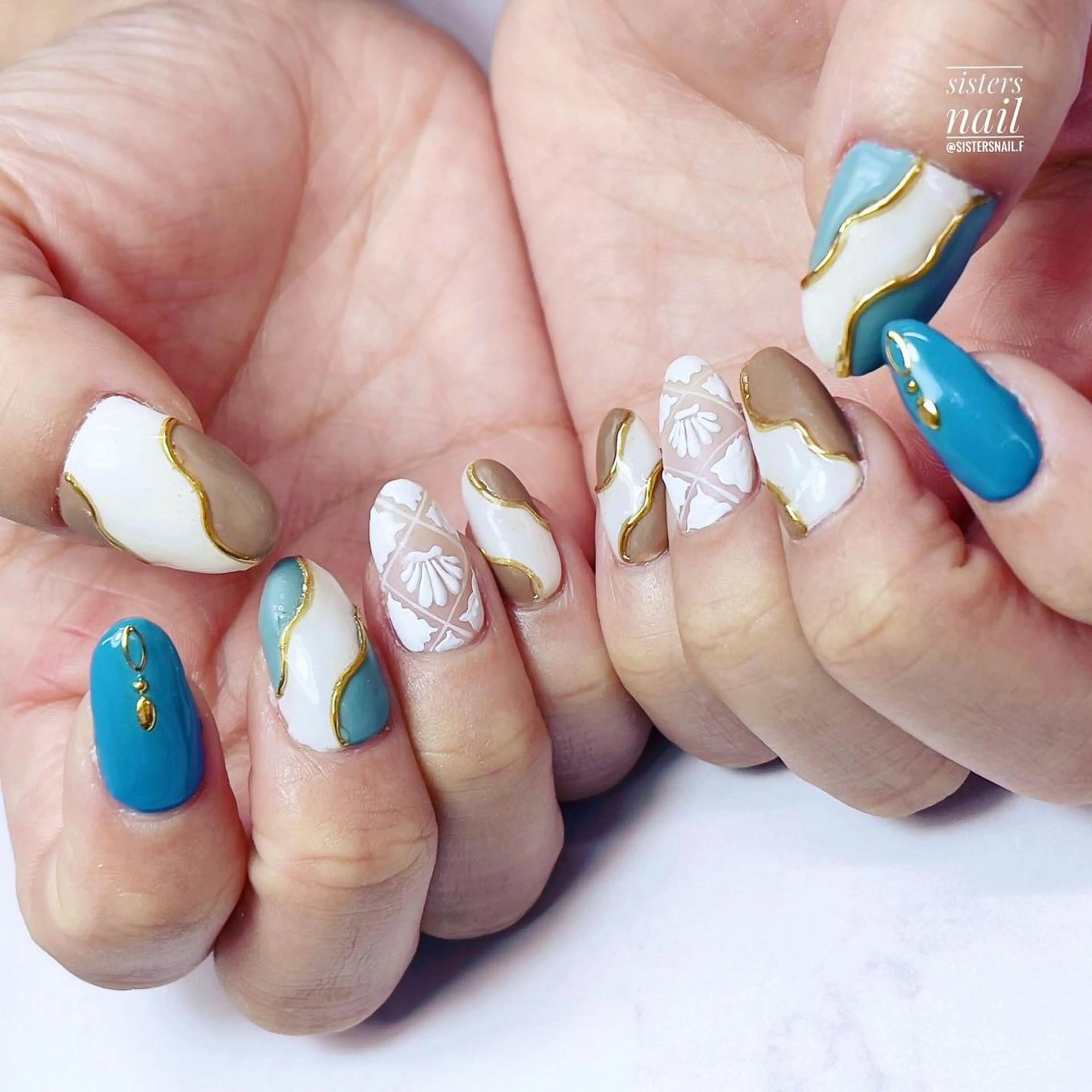 ネイル アートネイル カジュアル マットネイル ニュアンスネイル オフィスネイル sisters nail.fのネイルデザイン