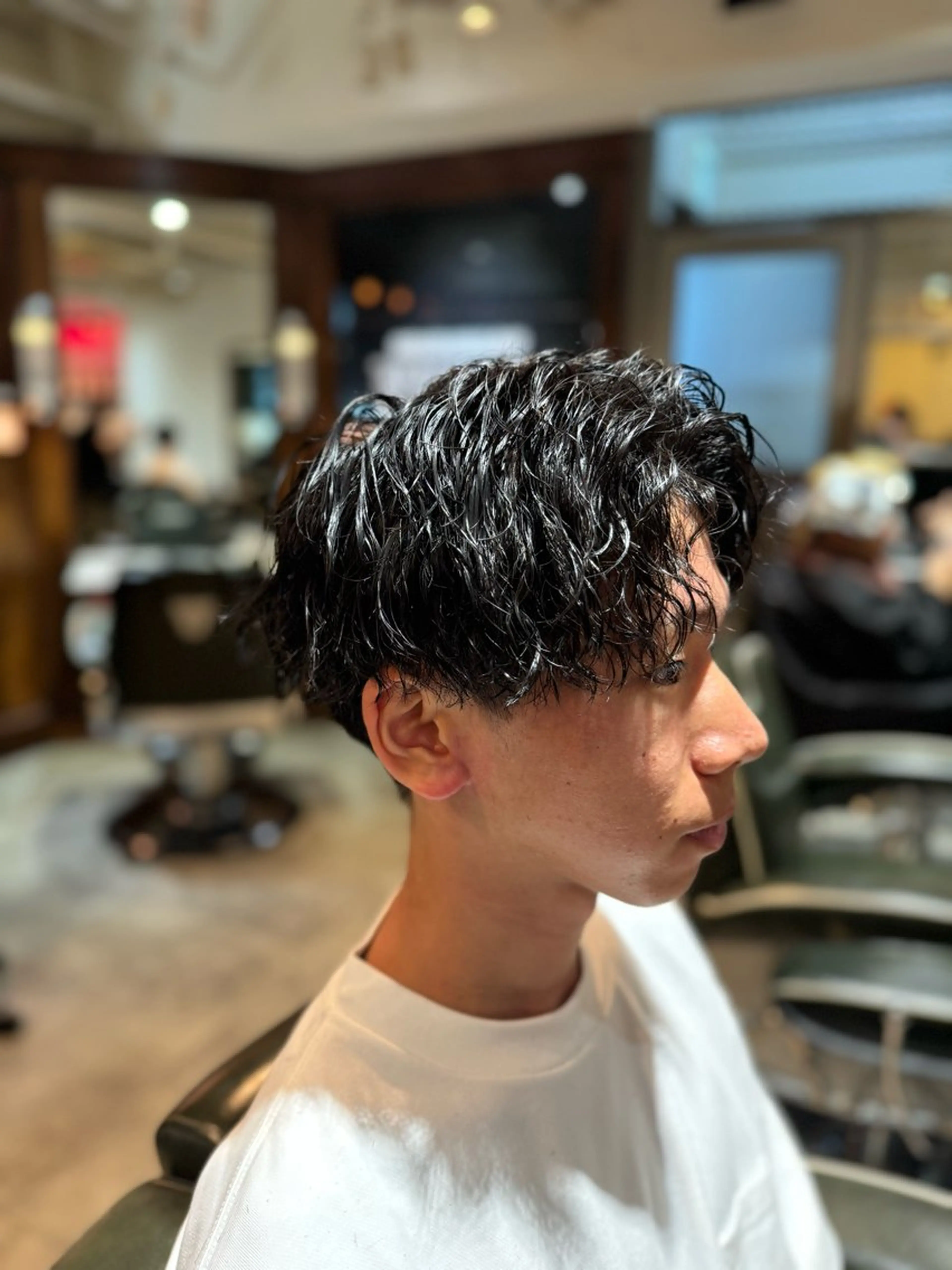 ショート パーマ ツイストスパイラルパーマ スパイラルパーマ カット パーマ 【⭐️men's限定 ⭐️】平田雅暉のヘアスタイル
