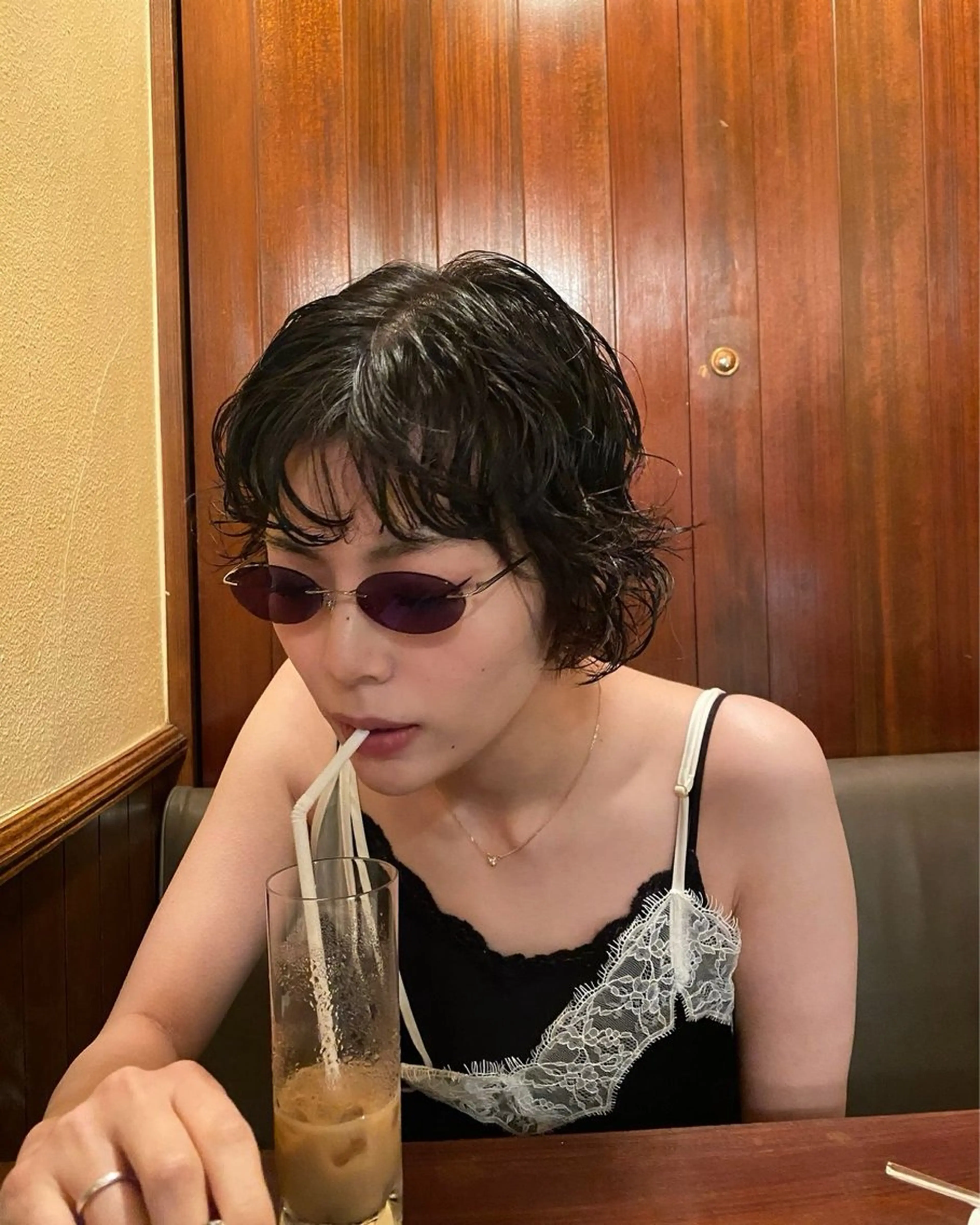 ショート パーマ パーマ SHINDO MIYUのヘアスタイル