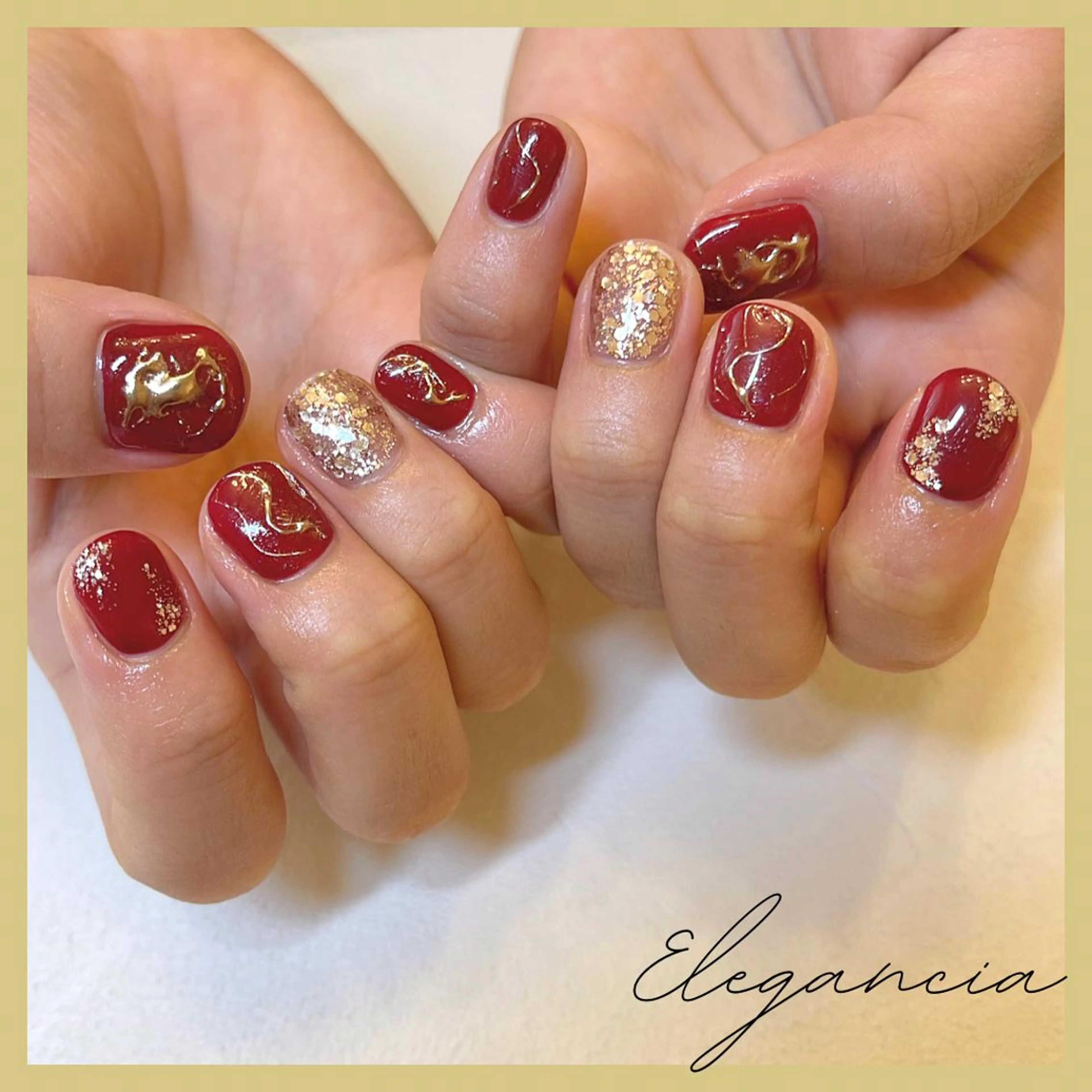 カラー ネイル ハンドネイル Elegancia. Hiromiのネイルデザイン