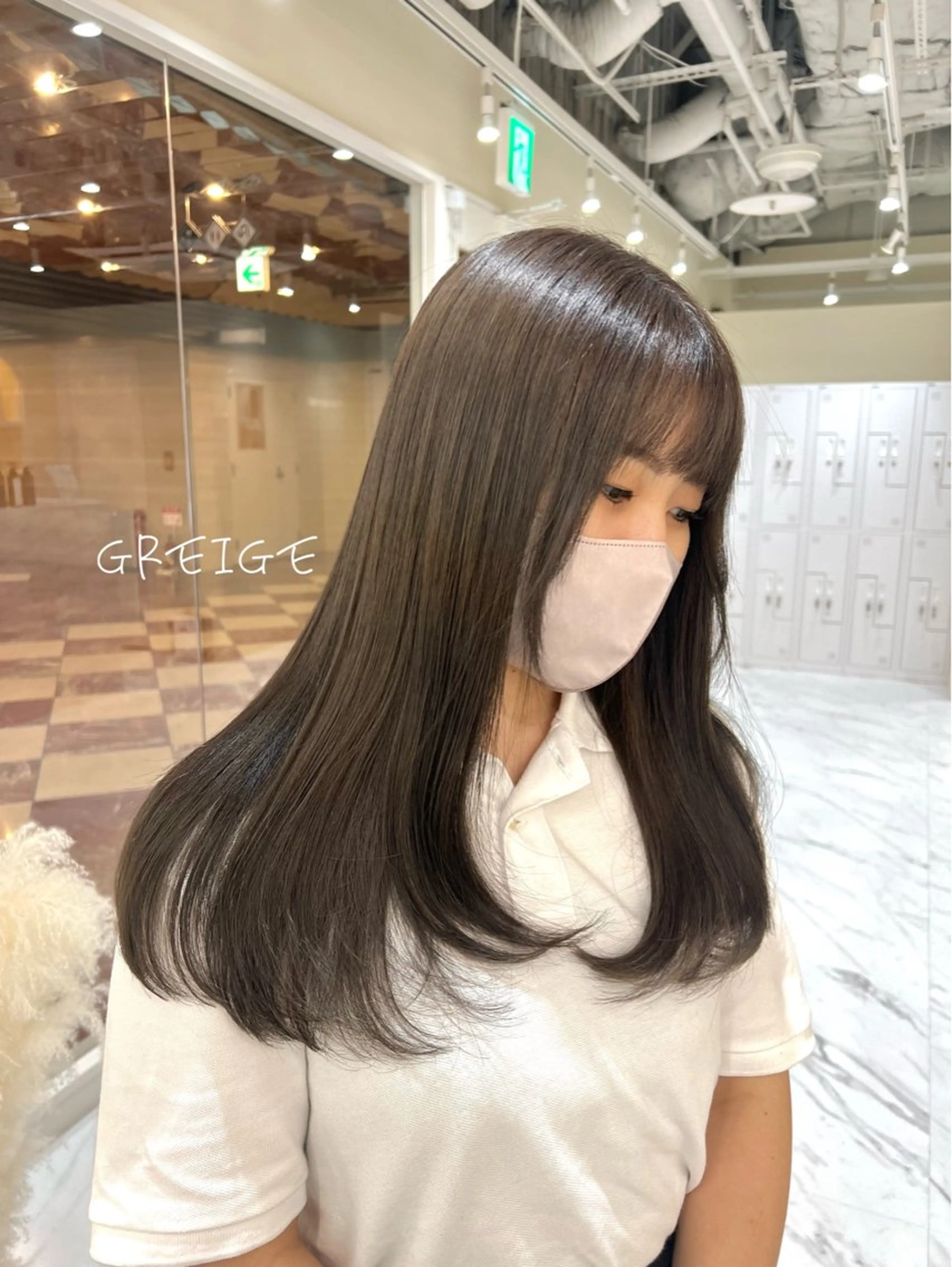 ロング カラー ヘアアレンジ カット ヘアカラー トリートメント レイヤーカット🤍 RINAのヘアスタイル