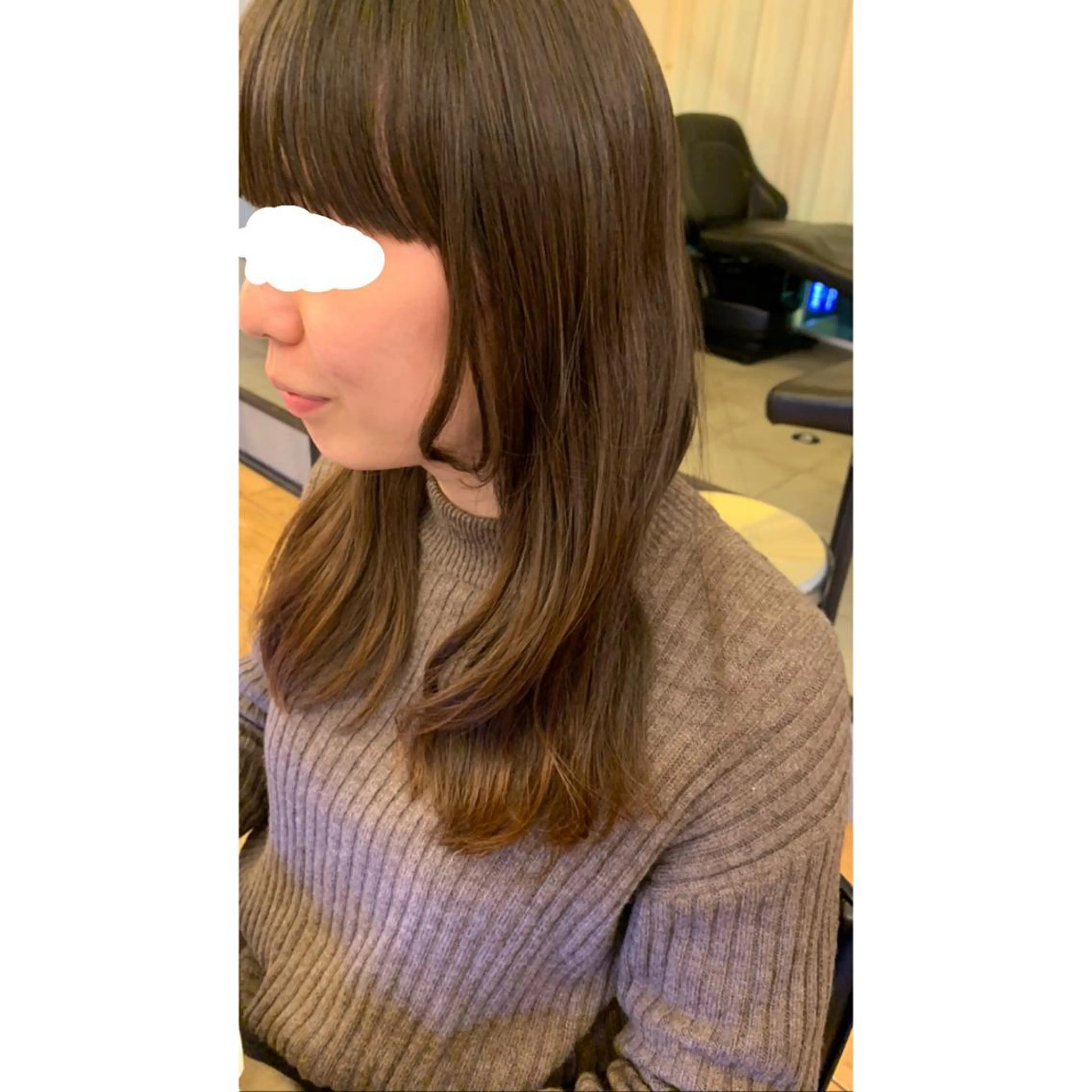 セミロング パーマ セミロングパーマ Lagom なかだのヘアスタイル