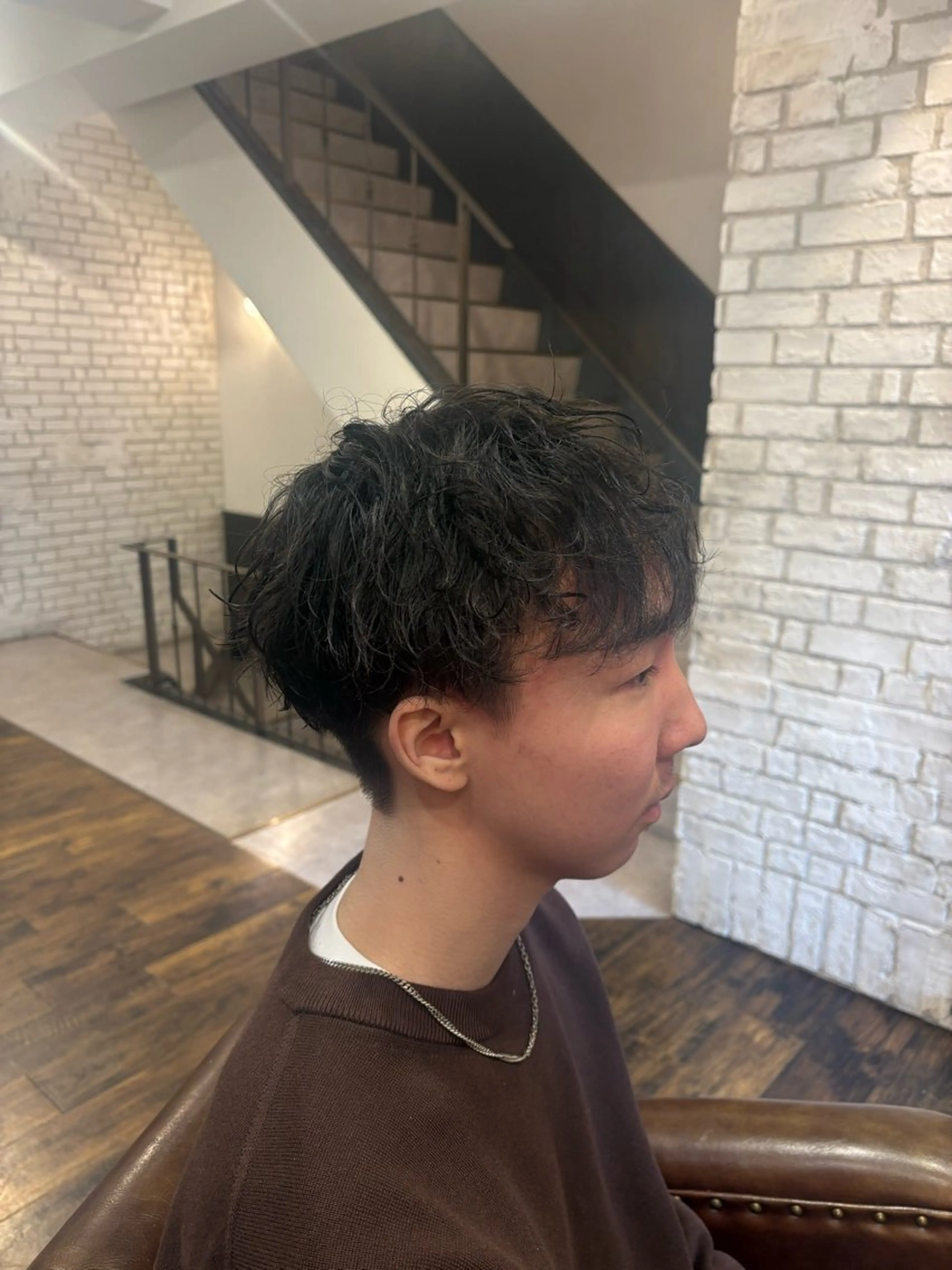 パーマ noa 似合わせ︰ 透明感︰韓国風のヘアスタイル