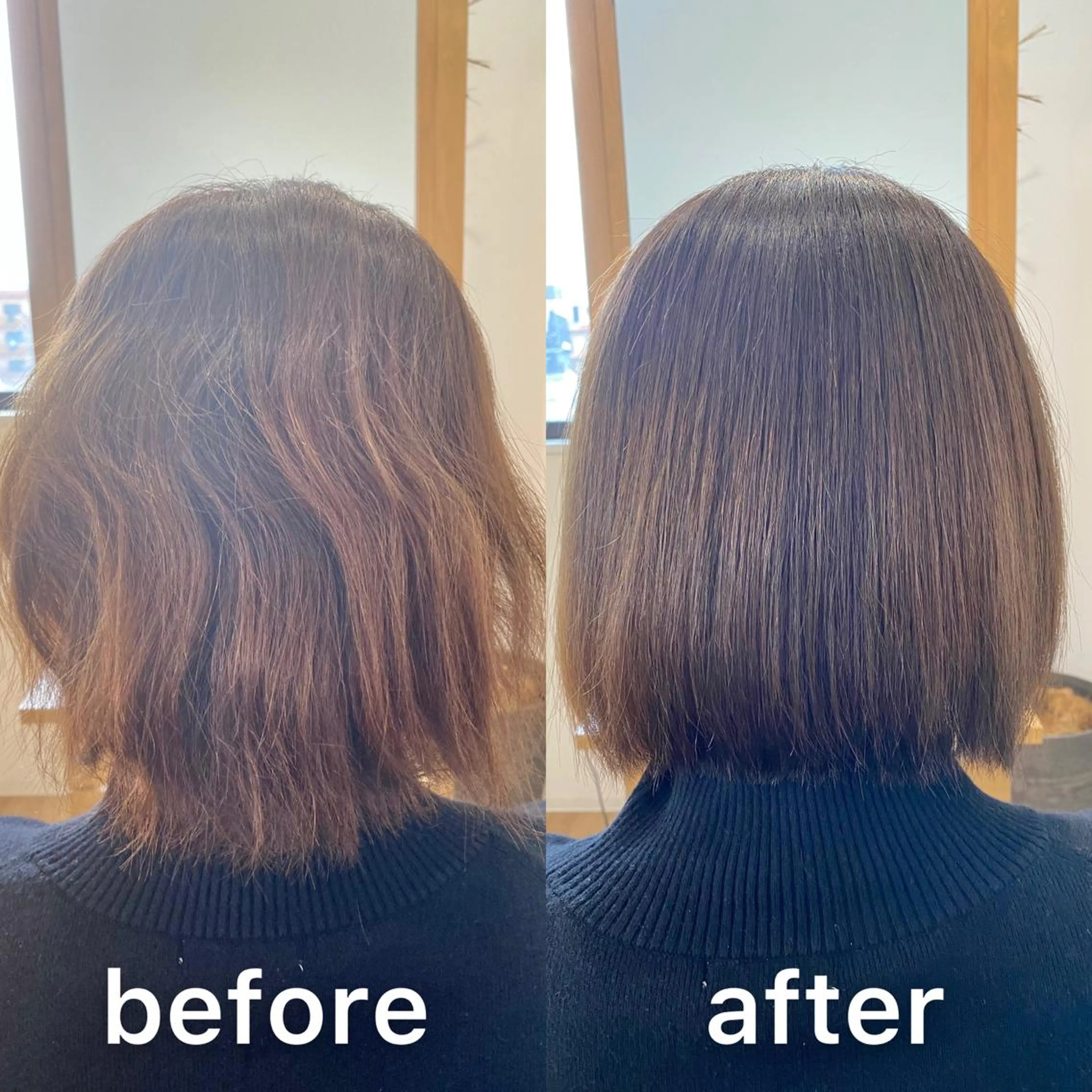 ショート カラー 前下がりボブ アッシュ ベージュカラー 透明感カラー ボブ 髪質改善特化KIZU /艶髪研究（京都）のヘアスタイル