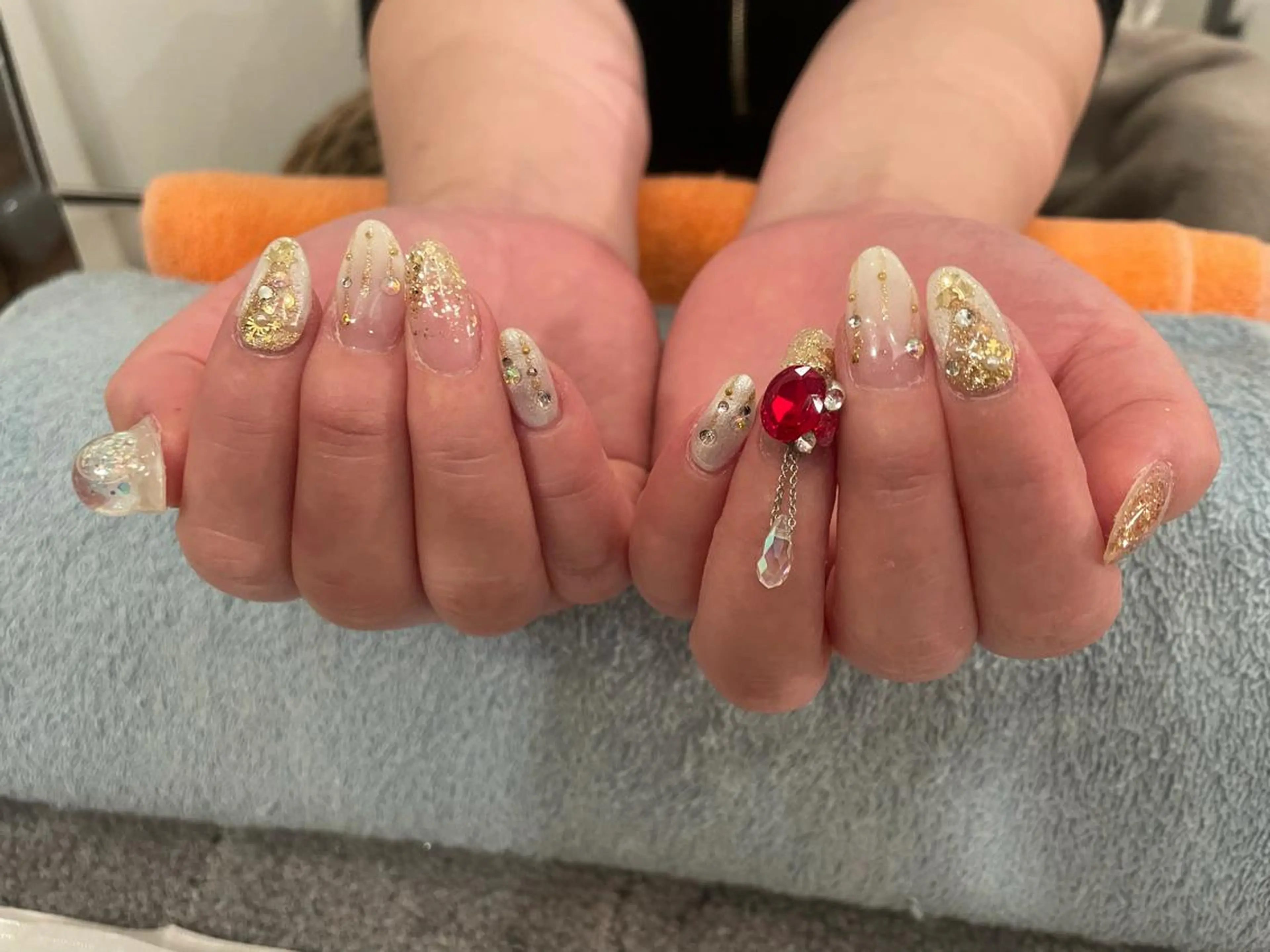 ネイル 持ち込み 冬ネイル クリスマス リオッサ  オブ ラグーン神戸店のエステ・リラクイメージ