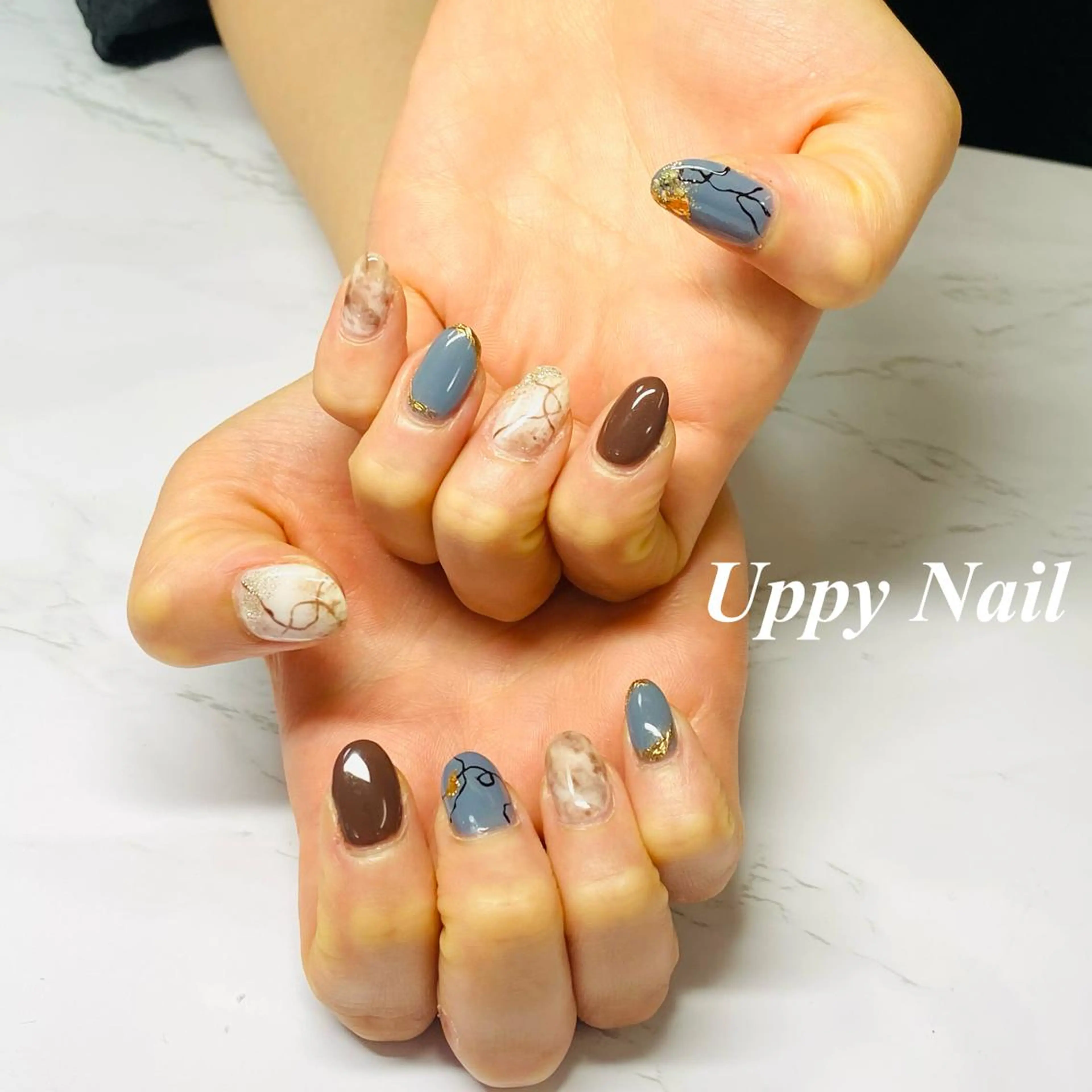 ネイル ニュアンスネイル ハンドネイル Uppy Nail ukyoのネイルデザイン