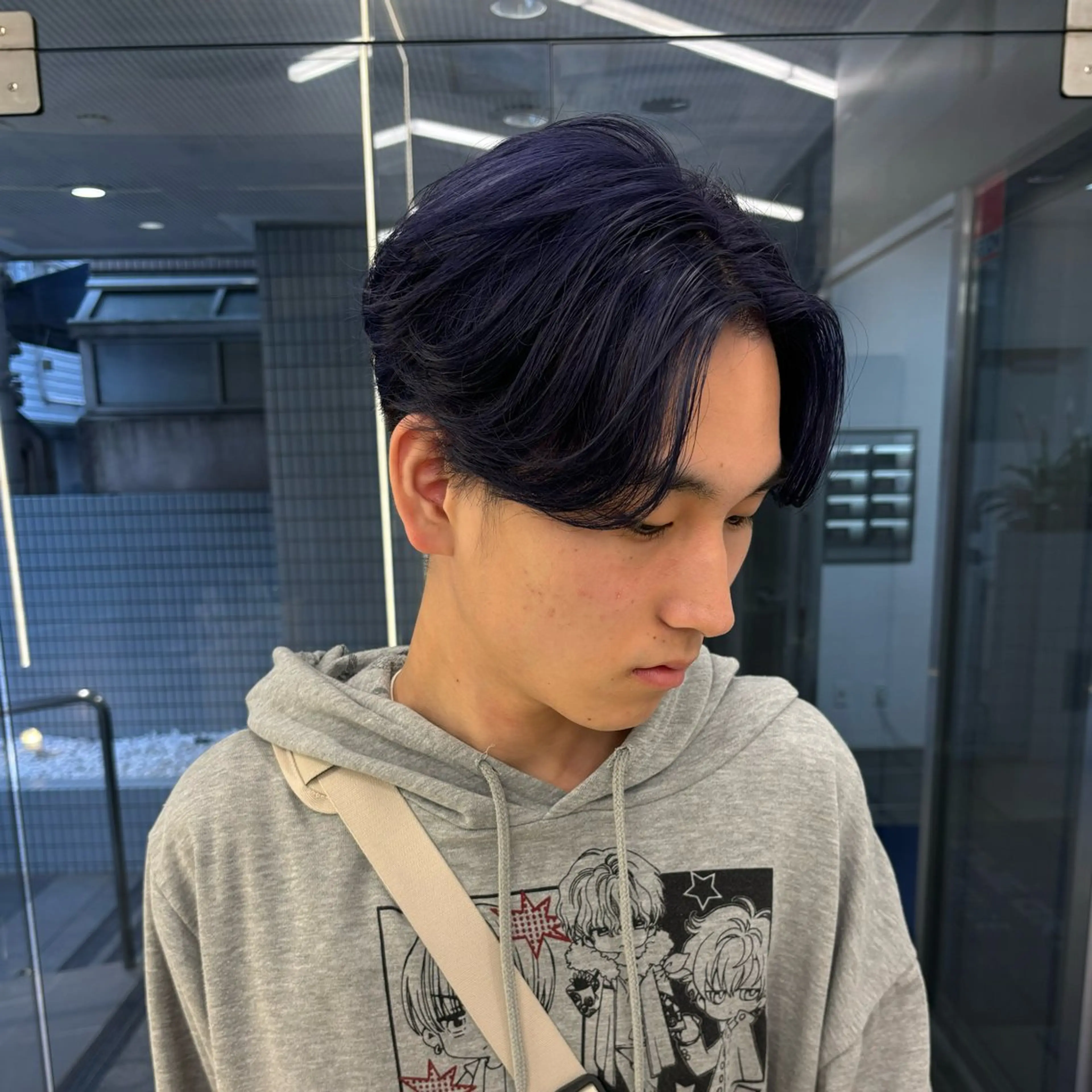 ショート カラー メンズ カット ヘアカラー 森龍馬 メンズ専門美容師のヘアスタイル