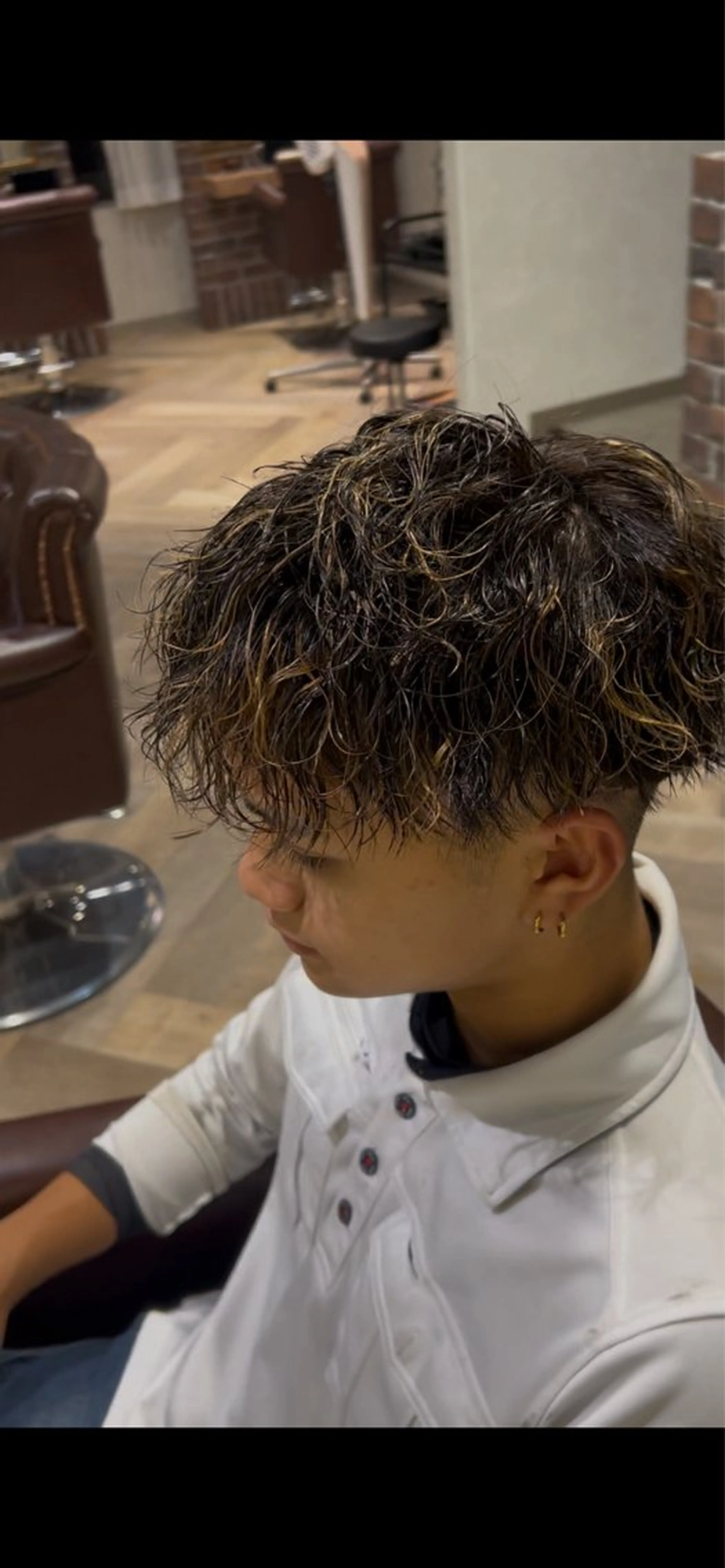 パーマ メンズ 三木耀介 藤沢美容室のヘアスタイル