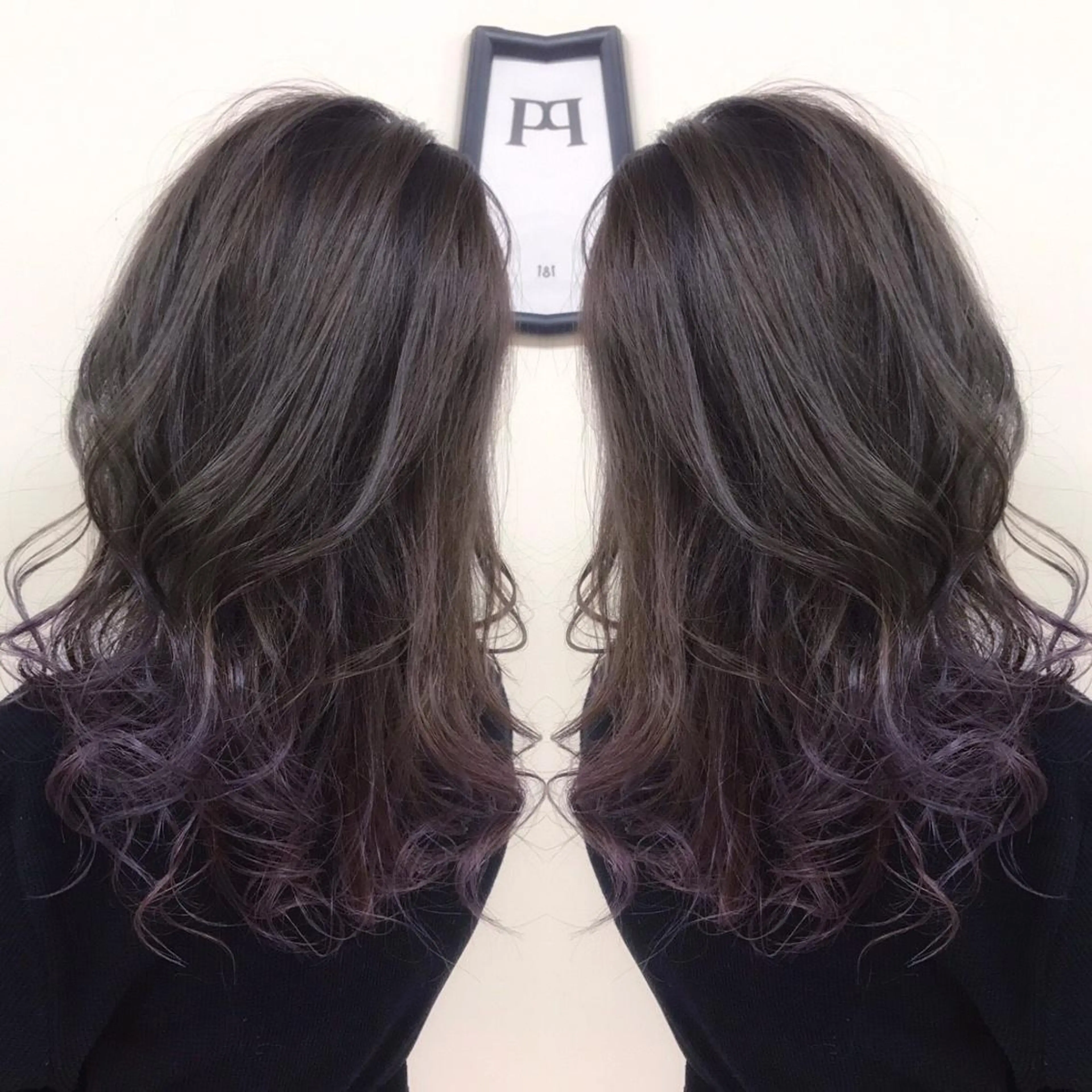 ロング カラー バイオレットカラー Roid 代表✨HIROのヘアスタイル