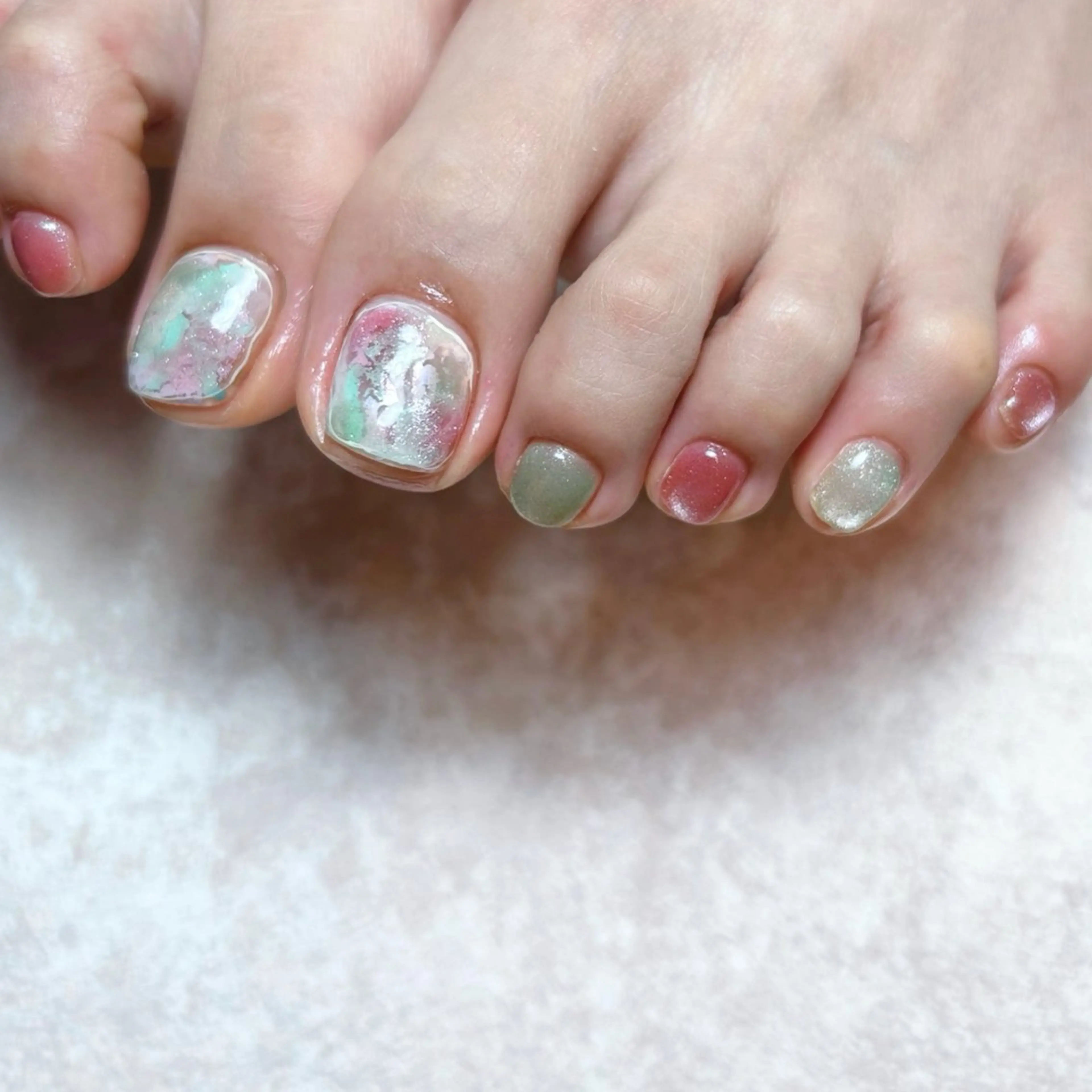 ネイル フットネイル flaner所属・KAORI ㅤのネイルデザイン