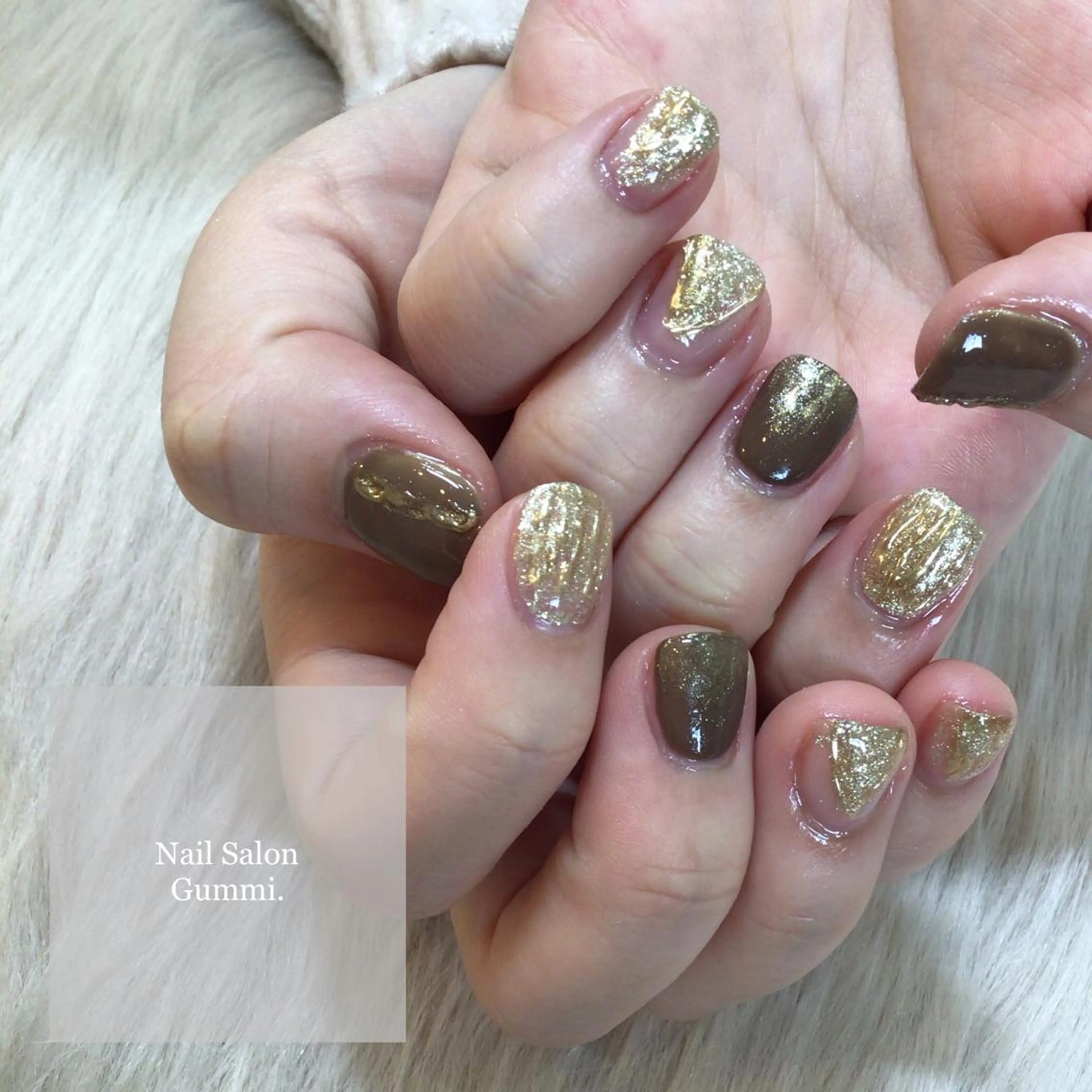 ネイル キラキラネイル 韓国ネイル ラメ(グリッター) ミラーネイル ニュアンスネイル Nail Salon Gummi.のネイルデザイン